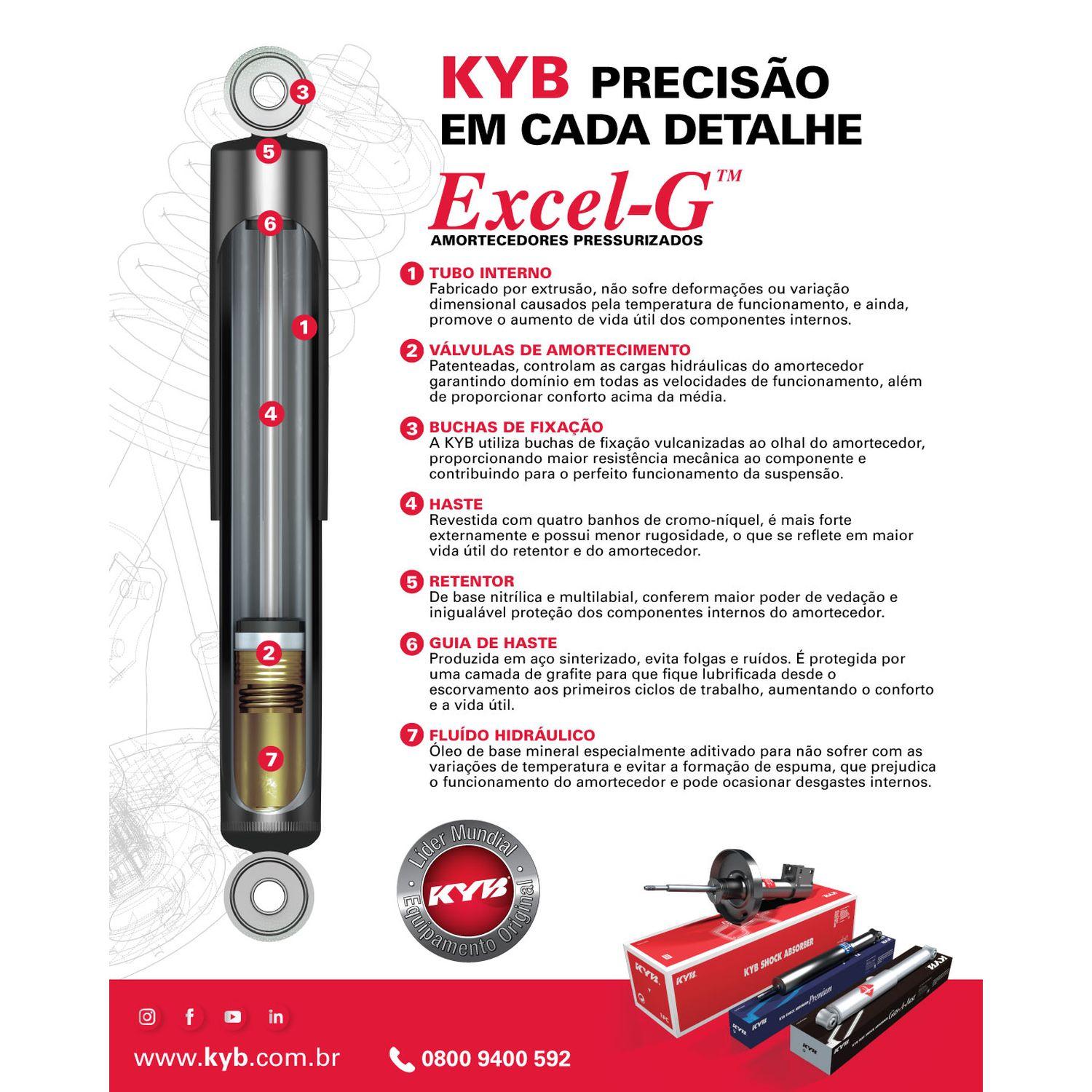 Amortecedor da Suspensão KYB 3440116 | AutoZone