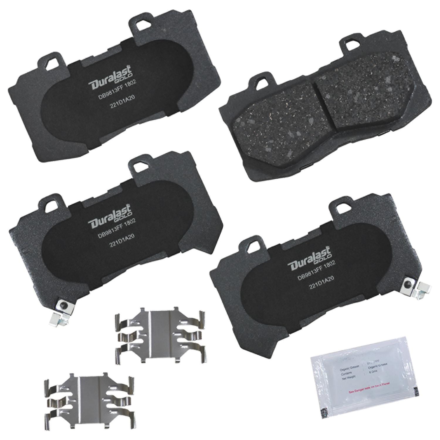 Juego de Balatas de Disco Duralast Gold DG1802 for Chevrolet Colorado