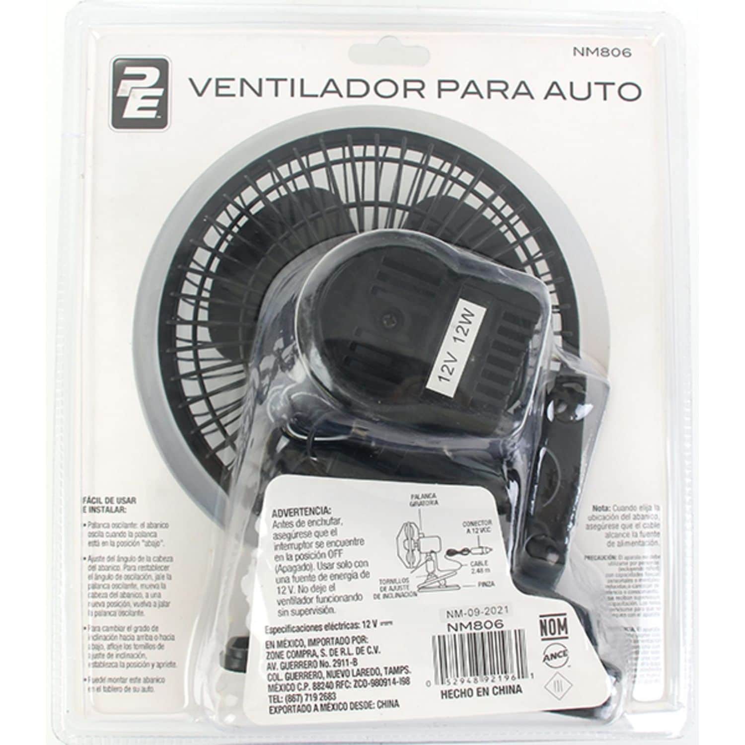 Ventilador para Cabina ProElite NM806