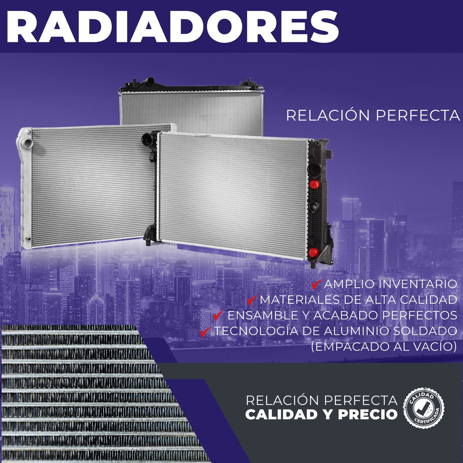 Radiador Faret Polar 220-2321-00 | AutoZone