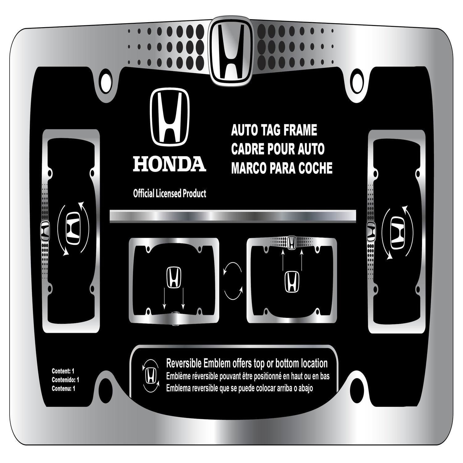 Chroma Graphics Honda Reversible License Plate Frame | AutoZone