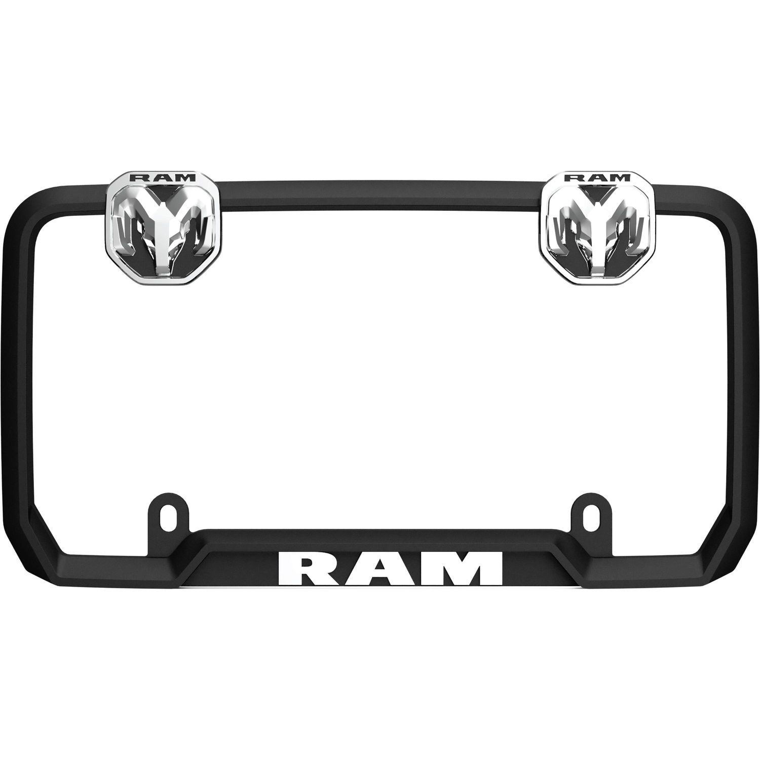 Cruiser Accessories Ram Matte Black License Plate Frame | AutoZone