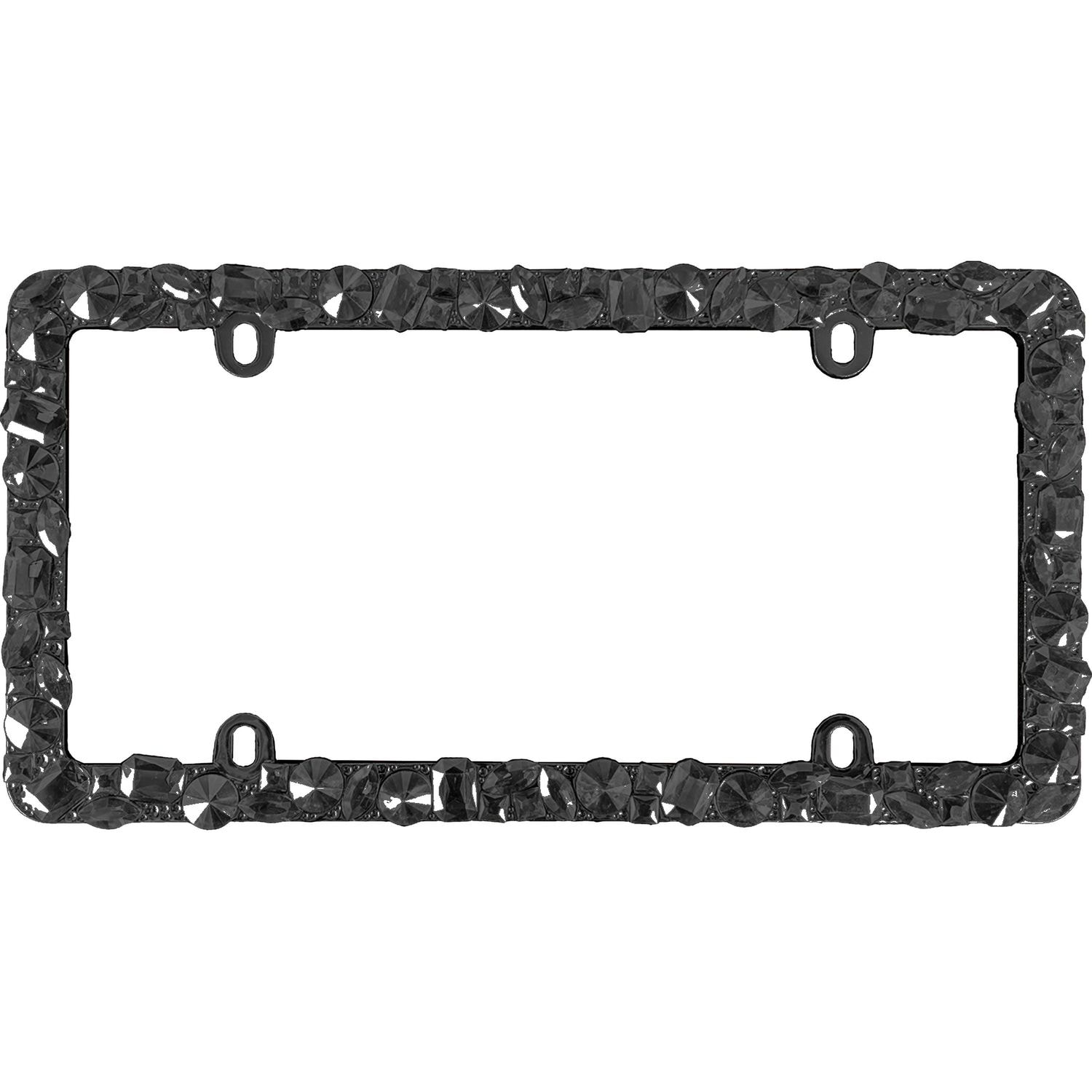 Cruiser Accessories Black Dazzle License Plate Frame | AutoZone