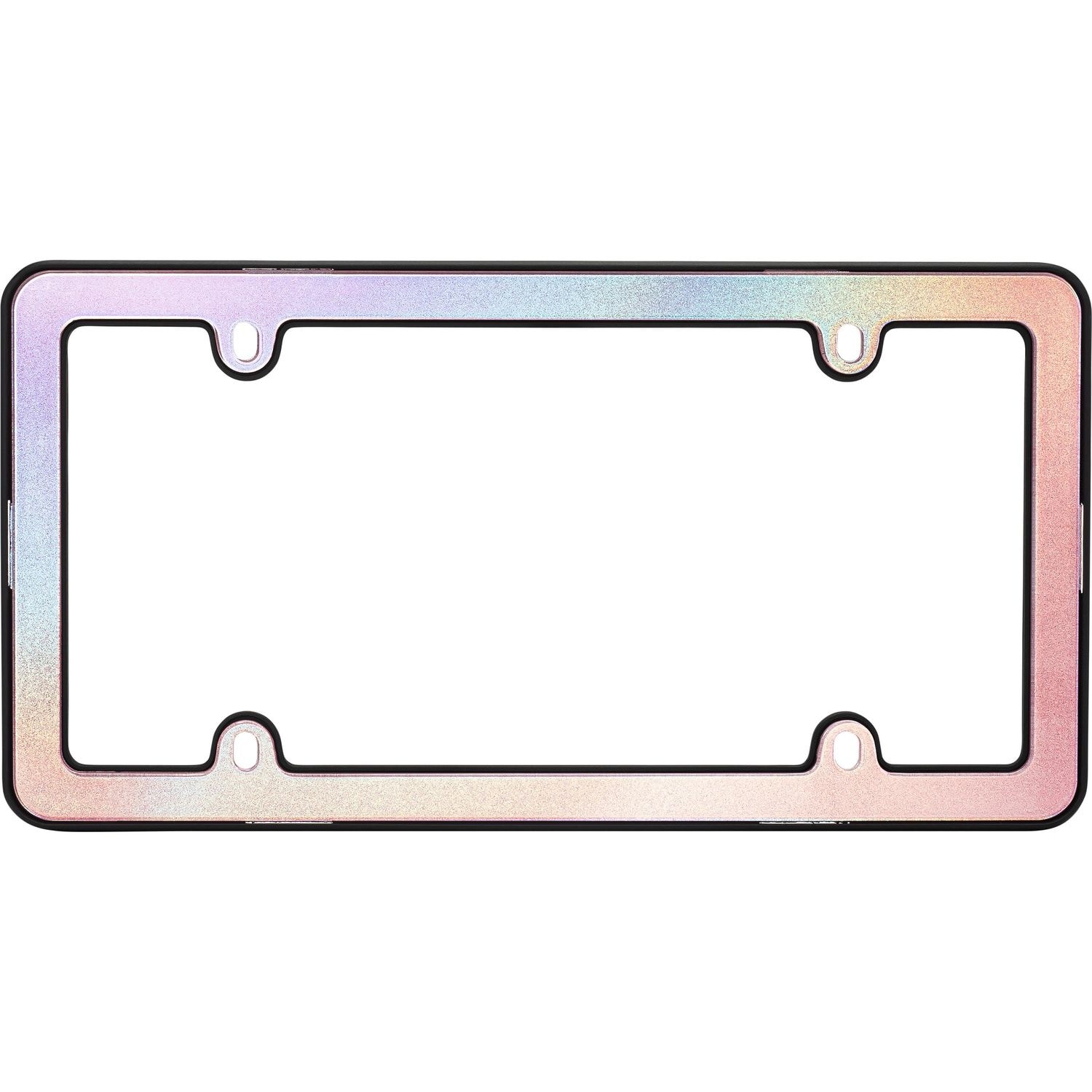 Cruiser Accessories Iridescent/Matte Black Shimmer License Plate