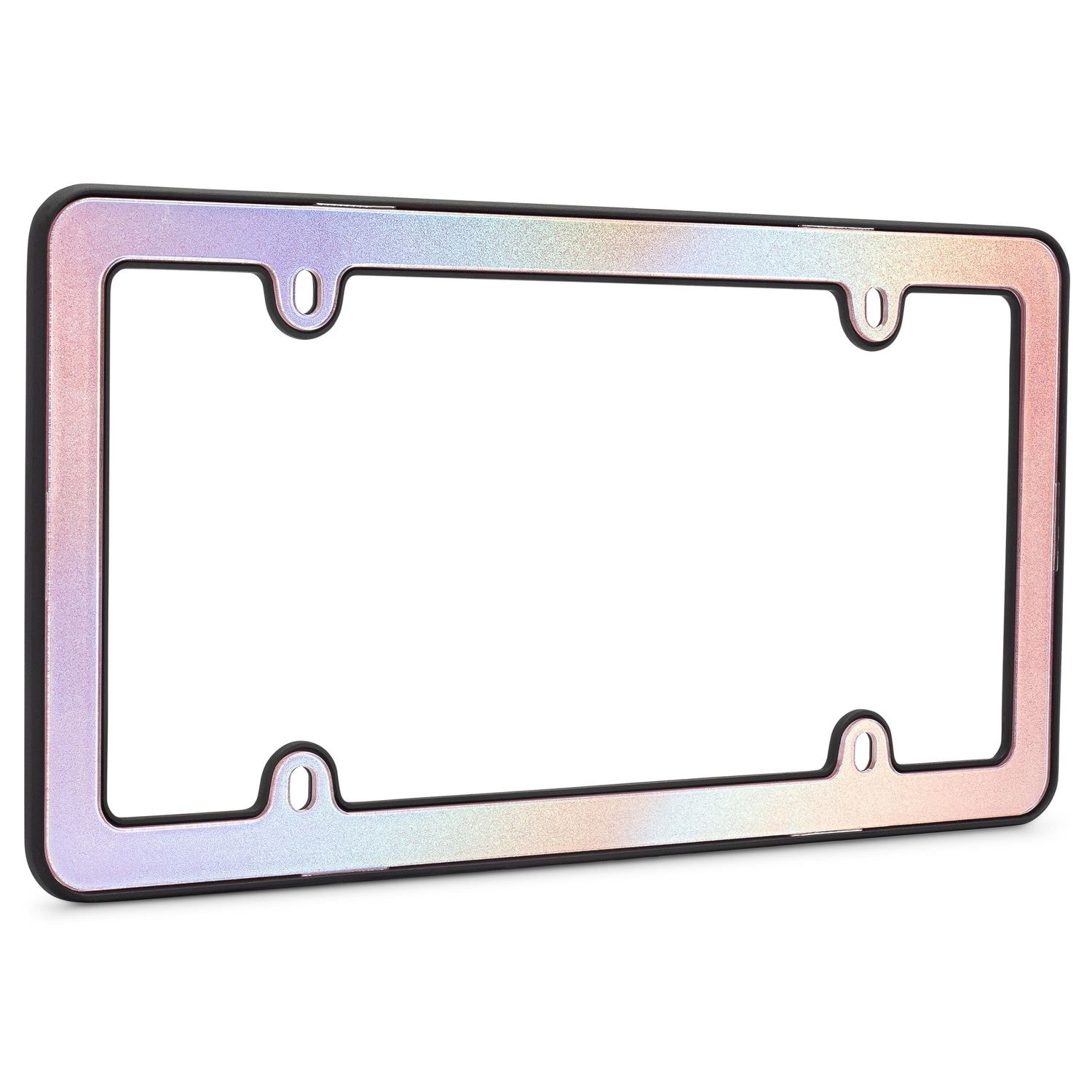 Cruiser Accessories Iridescent/Matte Black Shimmer License Plate