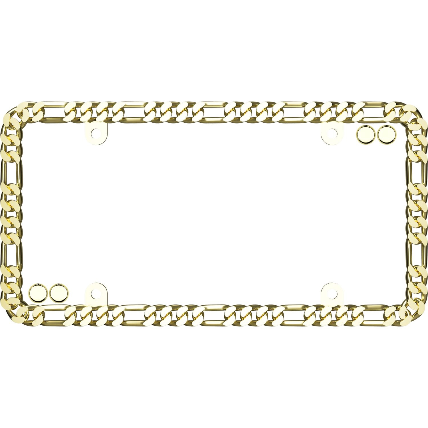 Cruiser Accessories Gold Designer Chain License Plate Frame | AutoZone