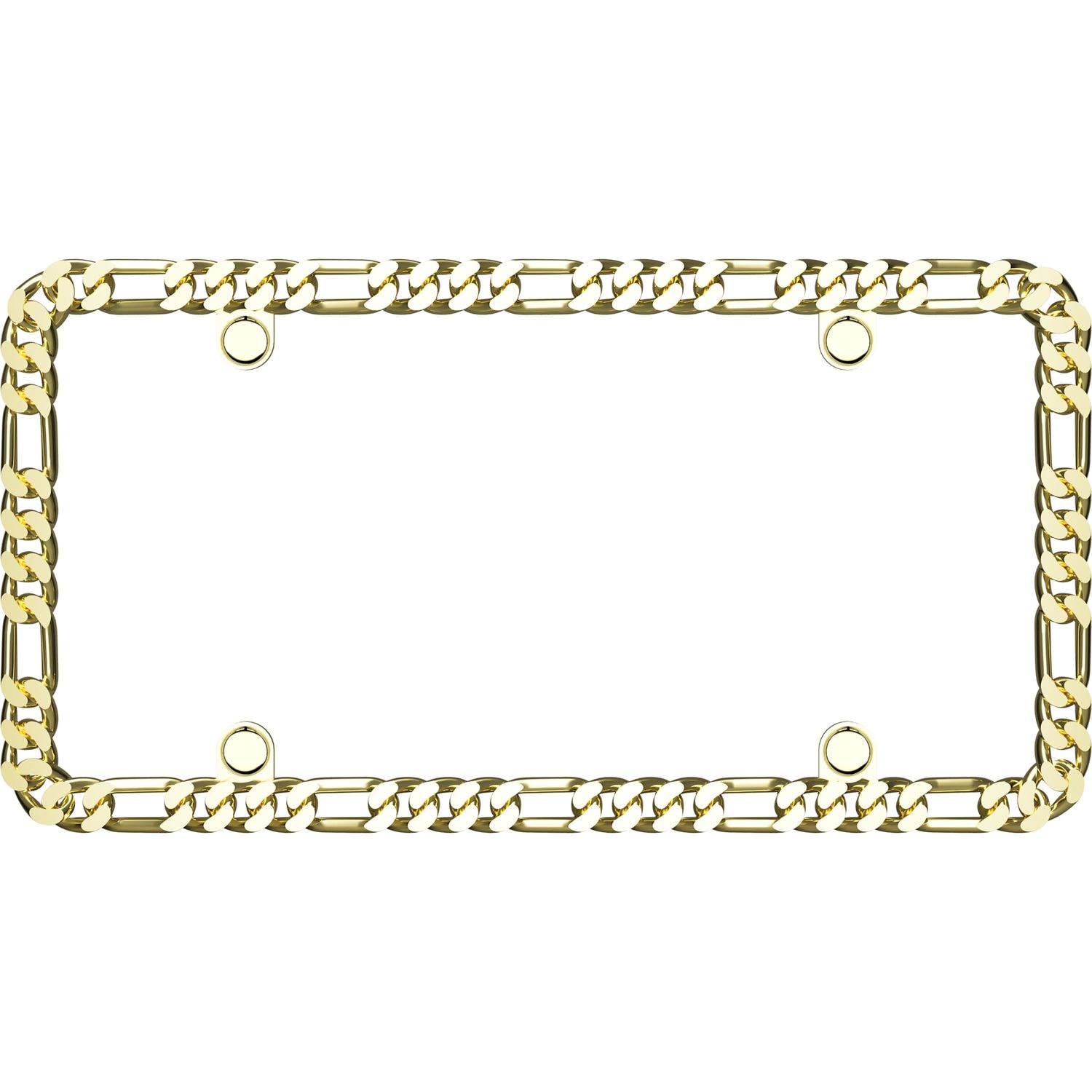 Cruiser Accessories Gold Designer Chain License Plate Frame | AutoZone