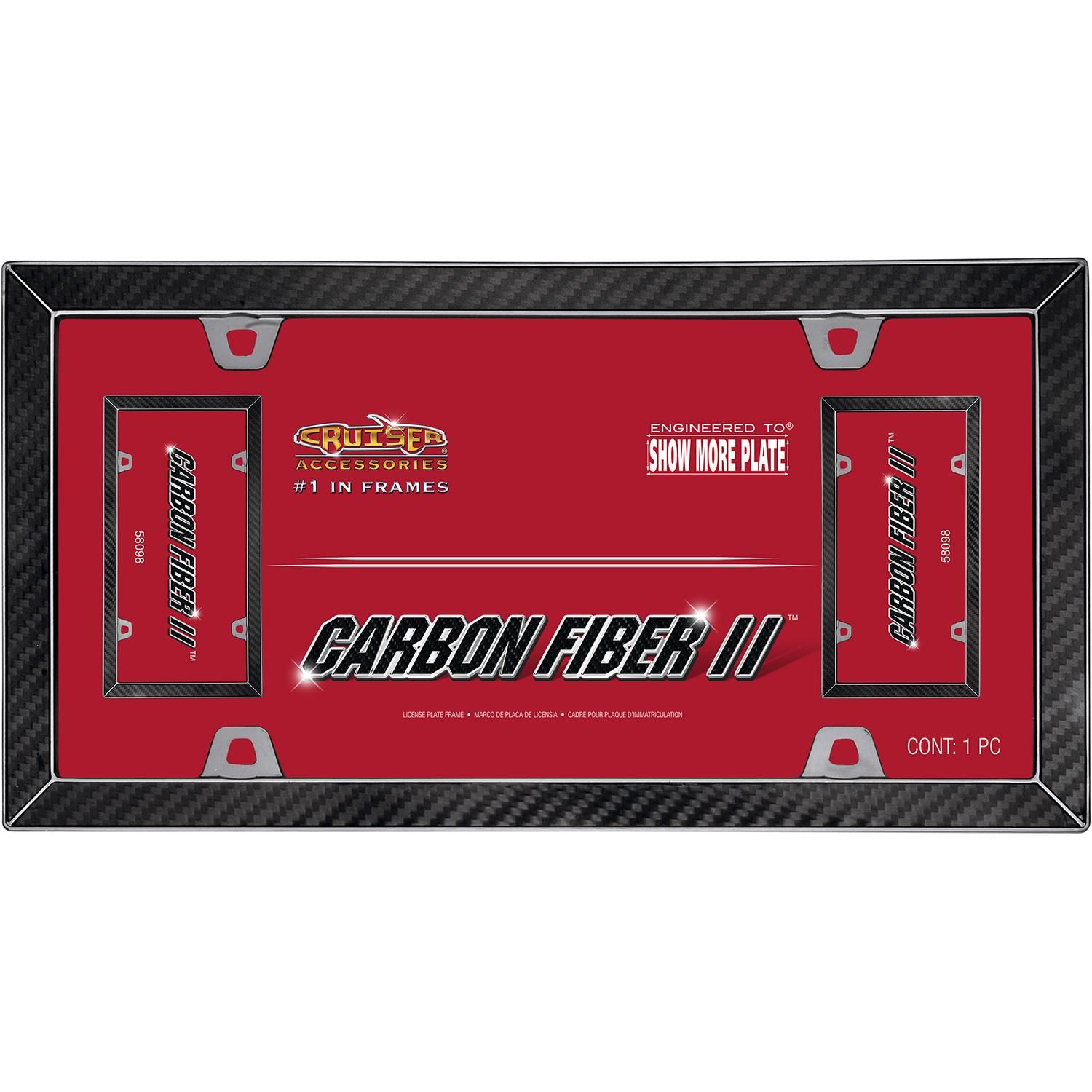 Cruiser Accessories Carbon Fiber and Black Chrome Carbon Fiber II
