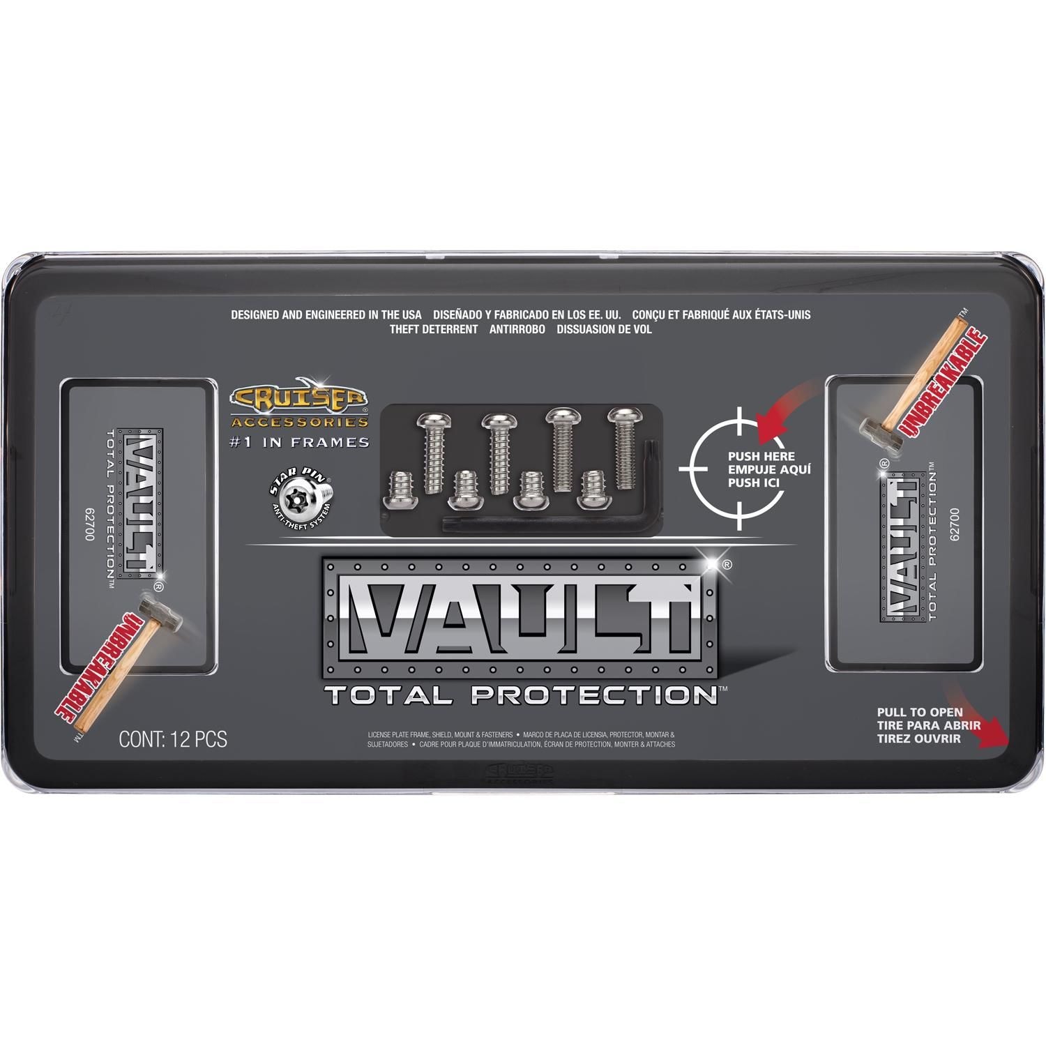Cruiser Accessories Black License Plate Cover | AutoZone