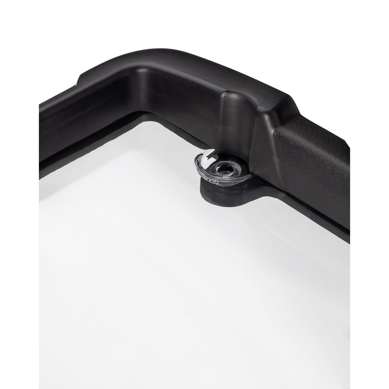 Cruiser Accessories Black Impact License Plate Frame and Cover