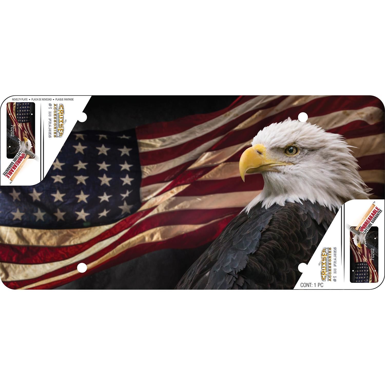 Cruiser Accessories Eagle Novelty Plate | AutoZone