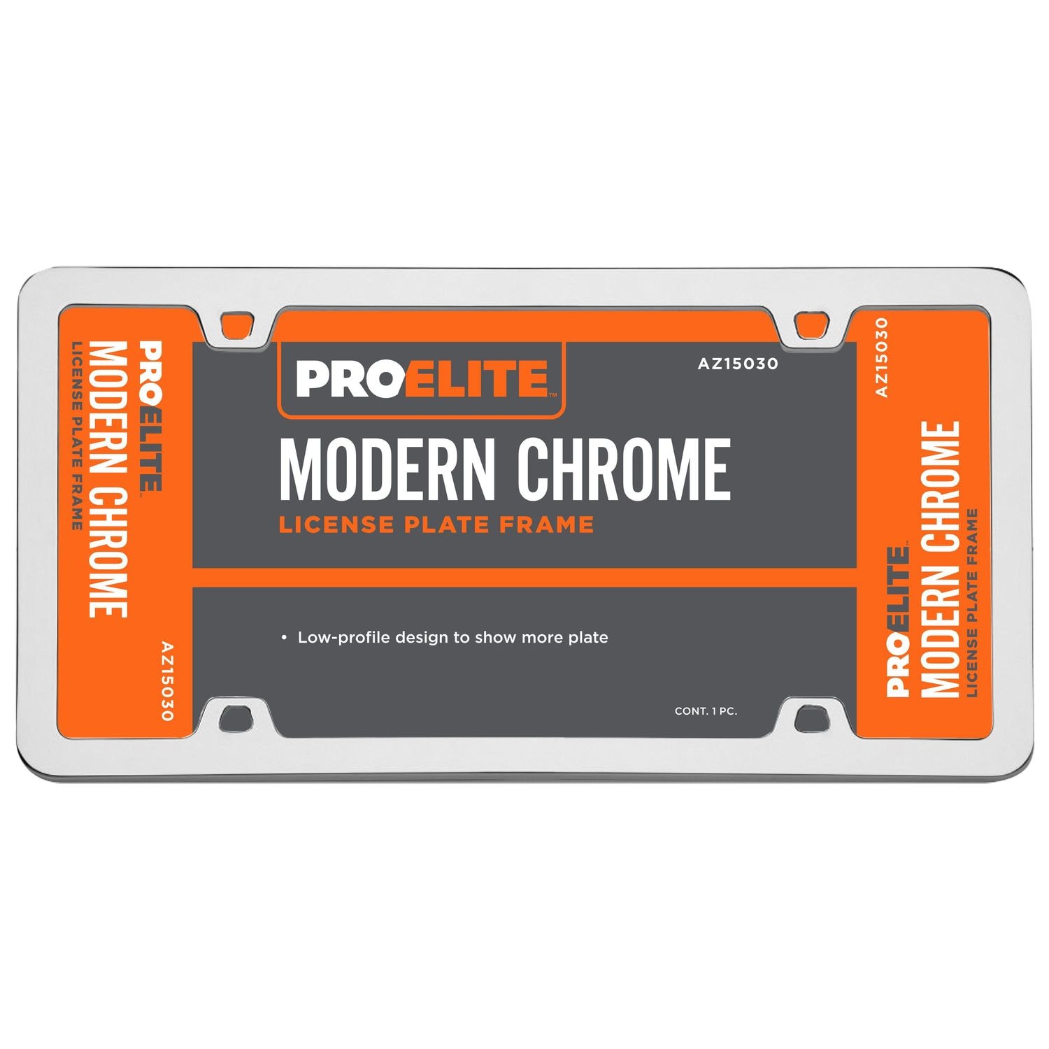 ProElite Chrome Neo License Plate Frame | AutoZone