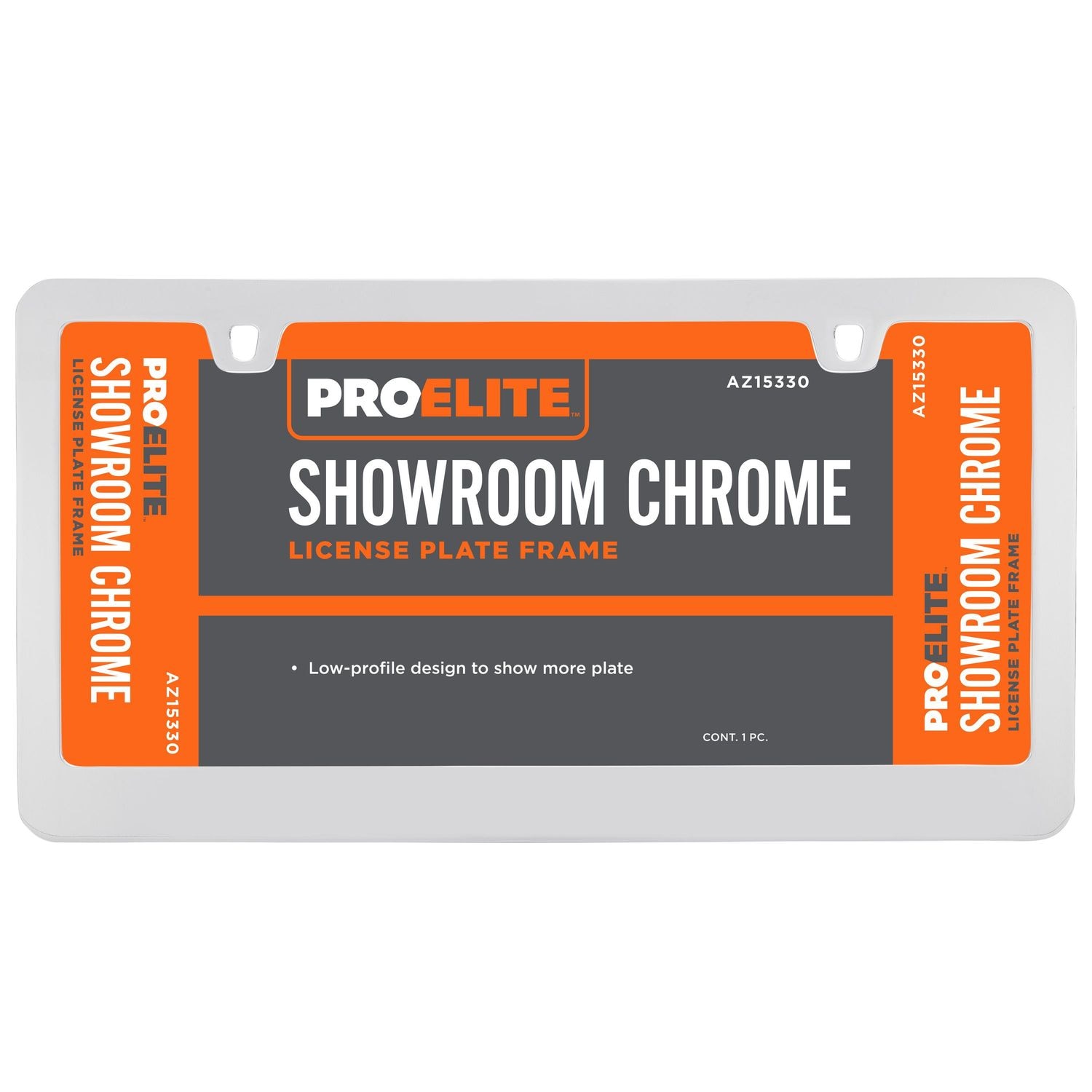 ProElite Chrome Neo Classic License Plate Frame | AutoZone