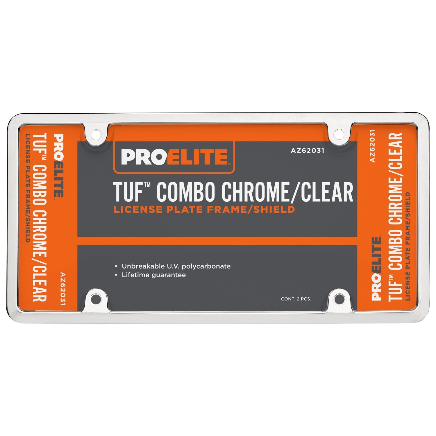 ProElite License Plate Frame AZ62031 | AutoZone