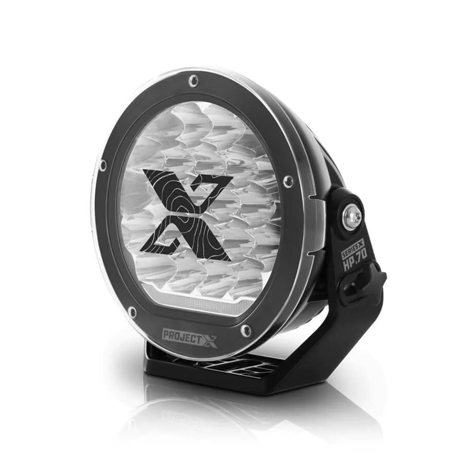 PROJECT X 7in Round LED Auxiliary Light Combo Beam | AutoZone