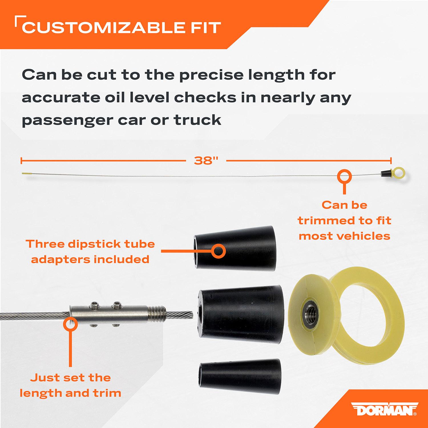 Help Adjustable Length Universal Oil Dipstick | AutoZone