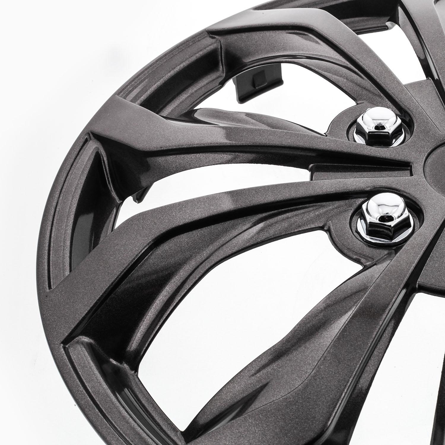 Pilot Gunmetal 15in Universal Wheel Cover/Hub Cap 4 Piece | AutoZone