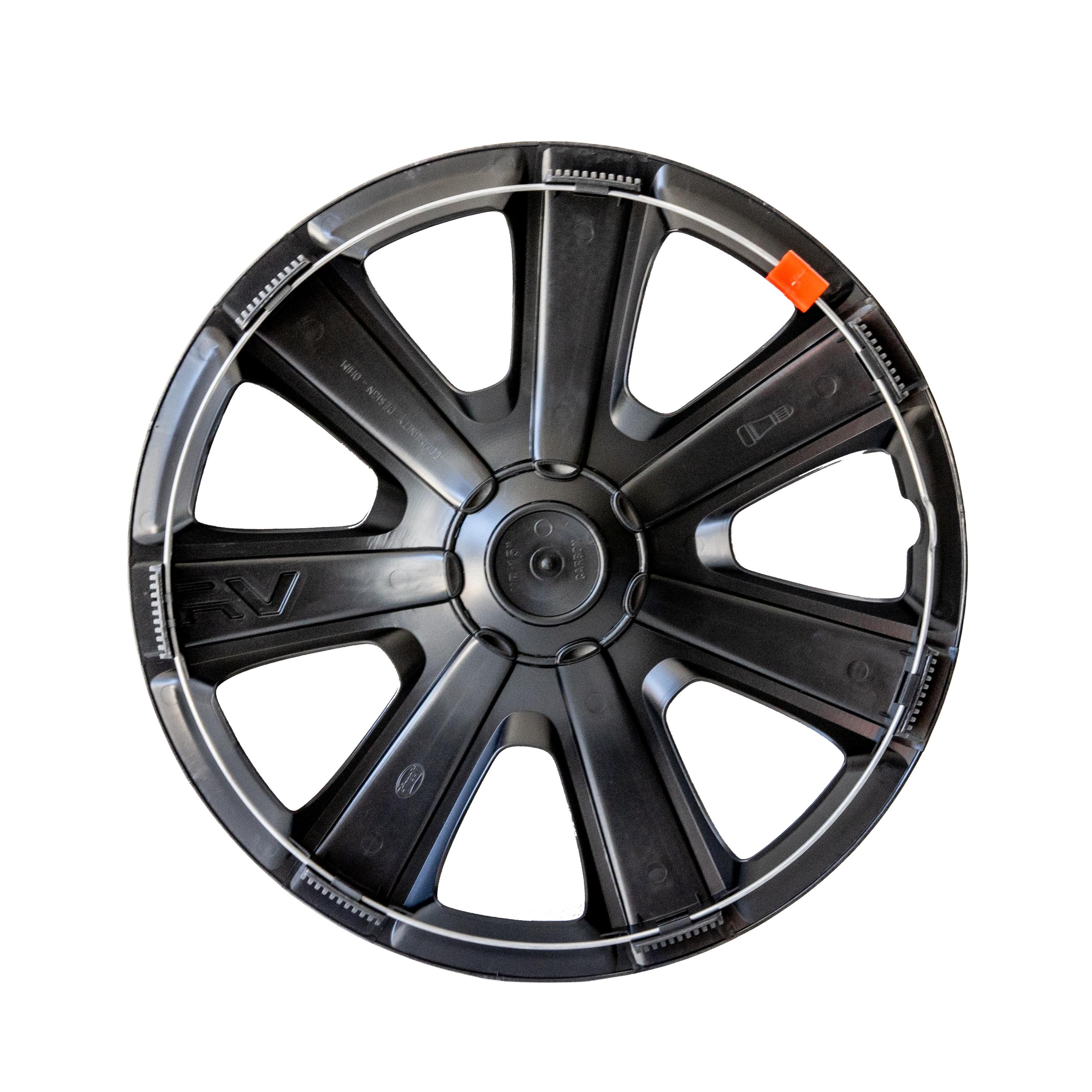 Alpena Black 15in Universal Wheel Cover 4 Piece | AutoZone