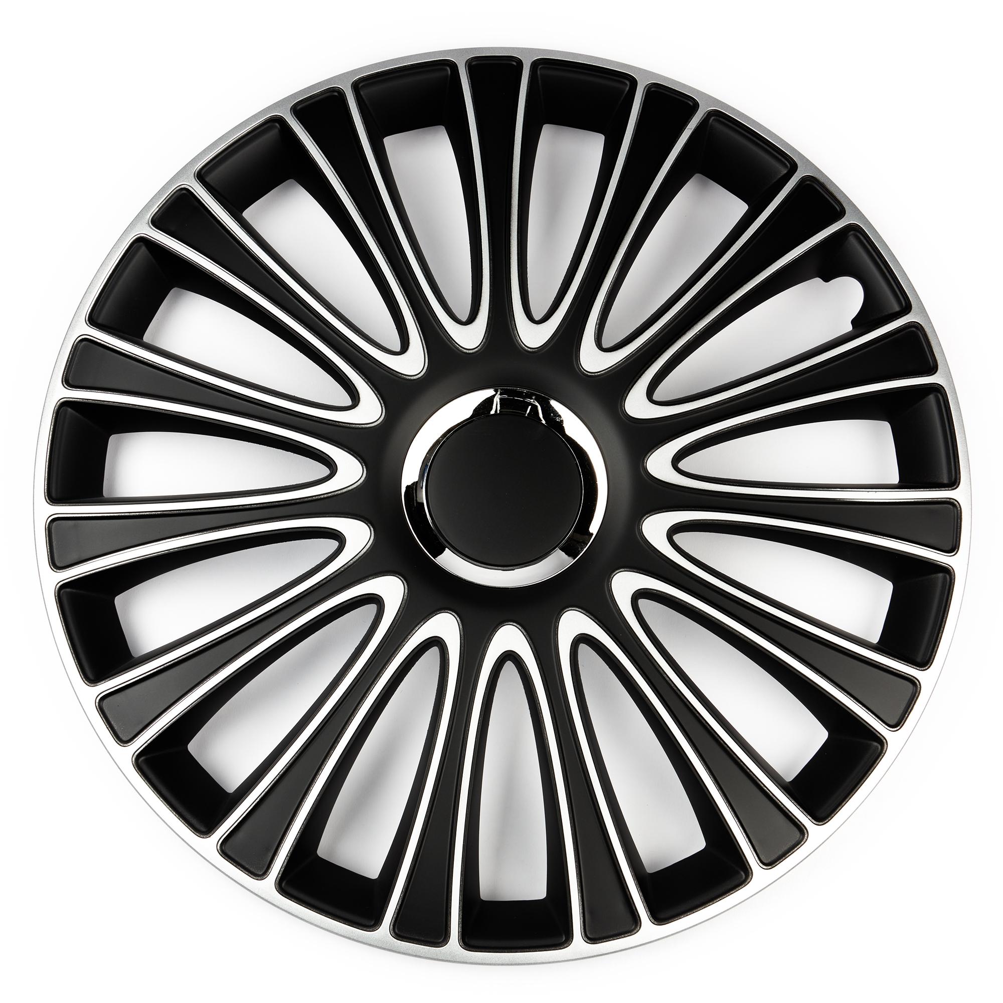 Alpena Silver 17in Le Mans Pro Universal Wheel Cover/Hub Cap