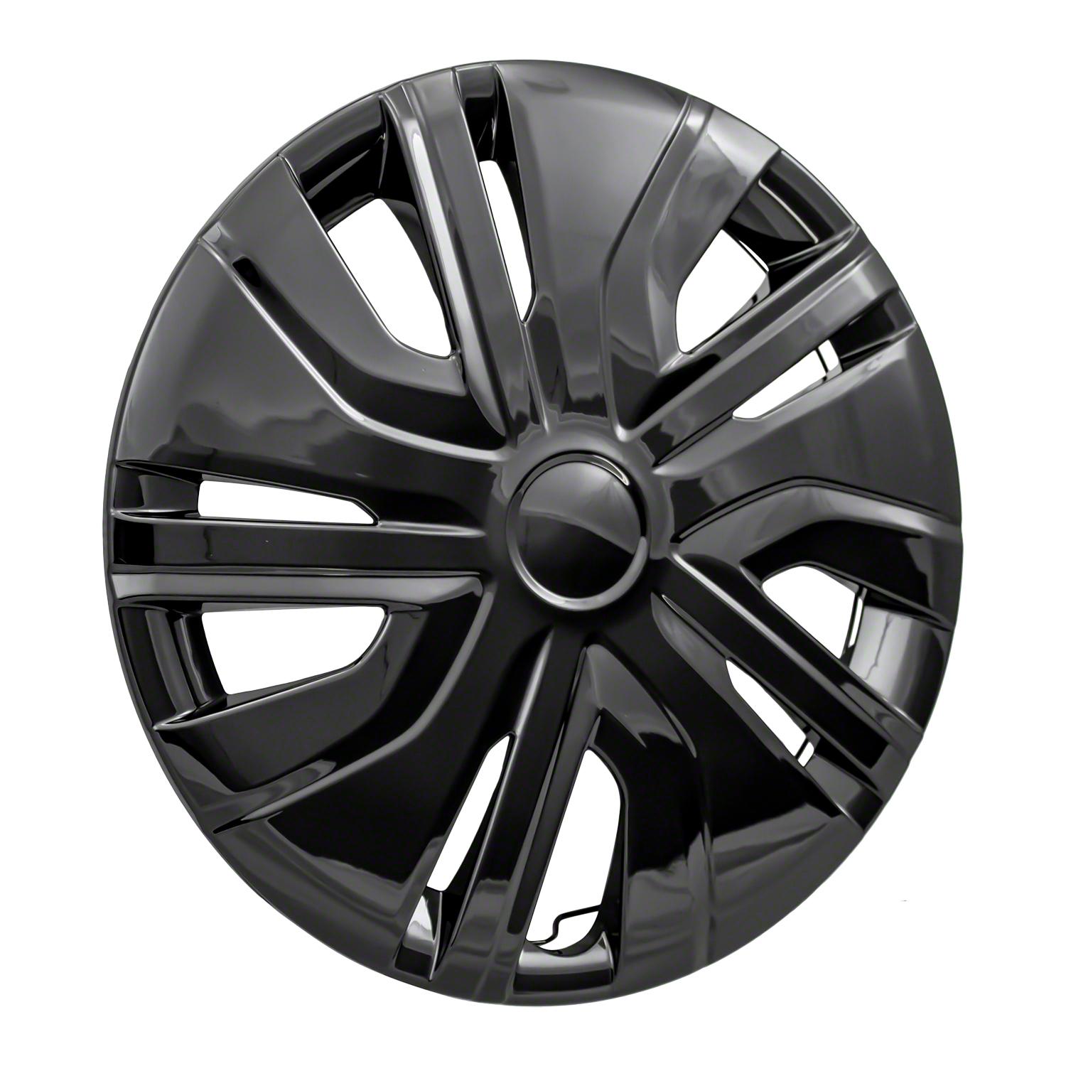 Coast To Coast Gloss Black 14in Wheel Cover/Hub Cap 4 Piece