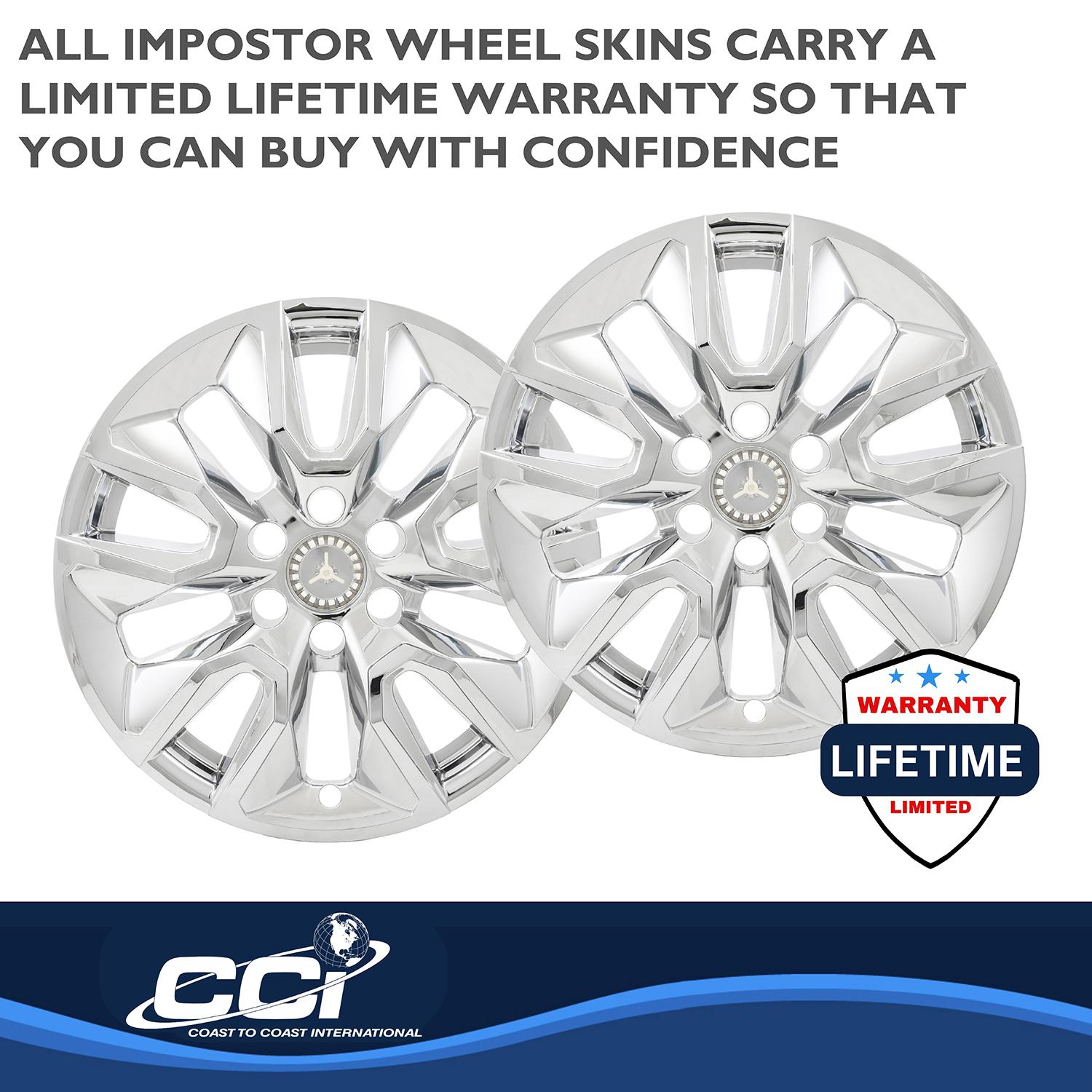 Coast To Coast Chrome Plated 20in Wheel Cover/Hub Cap 4 Piece
