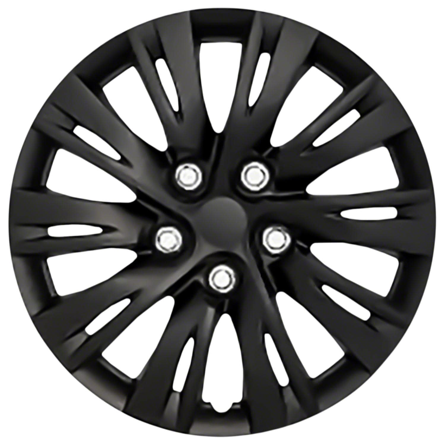 Coast To Coast Gloss Black 16in Wheel Cover/Hub Cap 4 Piece IWC103716BLK for Mazda 3