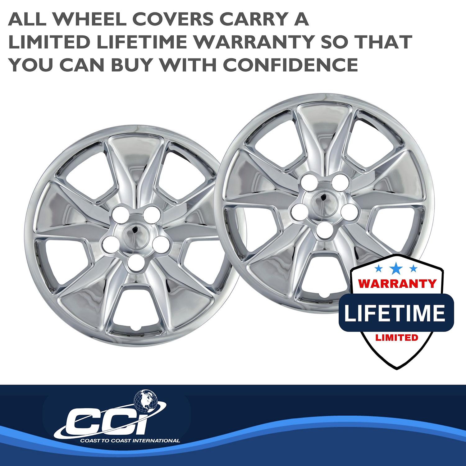 Coast To Coast Chrome Plated 17in Wheel Cover/Hub Cap 4 Piece