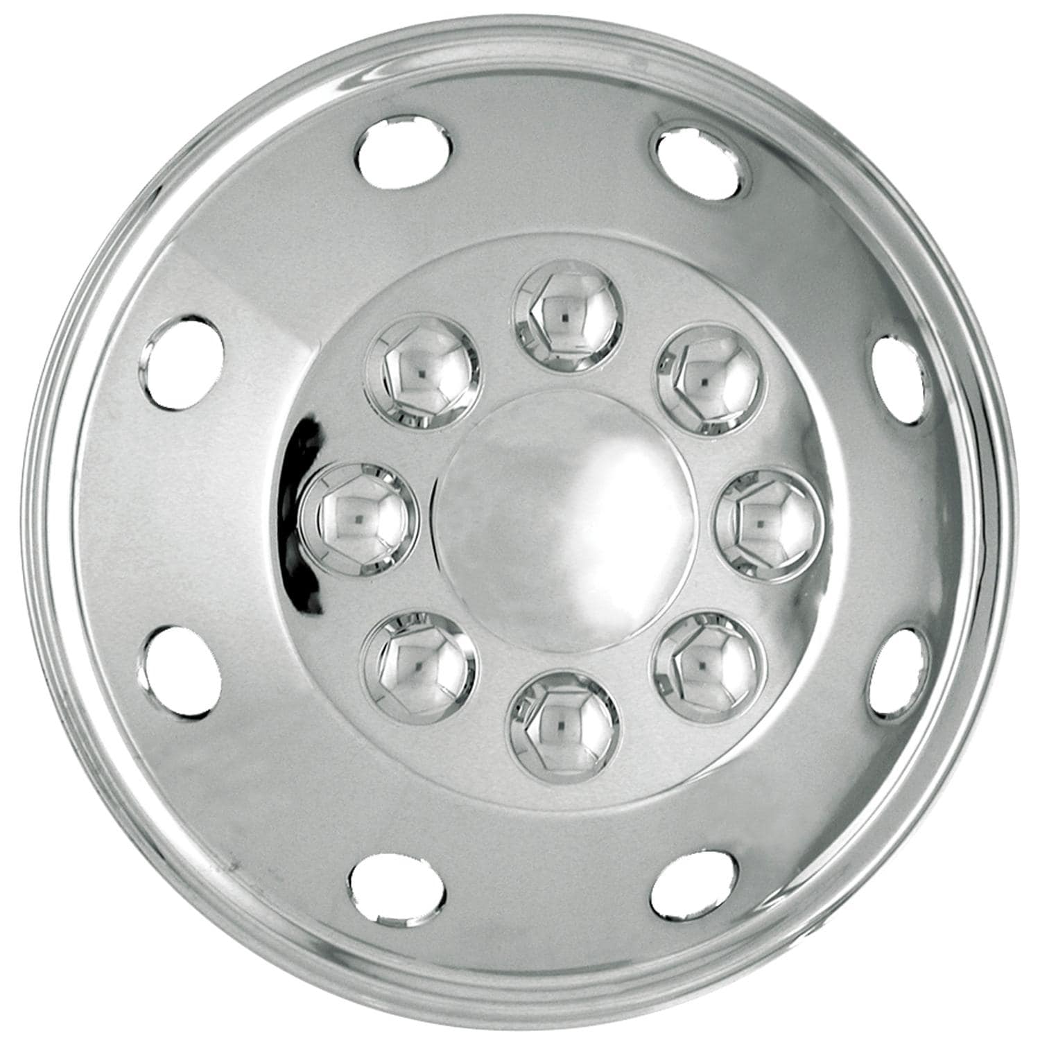 Coast to Coast Stainless Steel 16in 8 Spoke Universal Wheel Cover