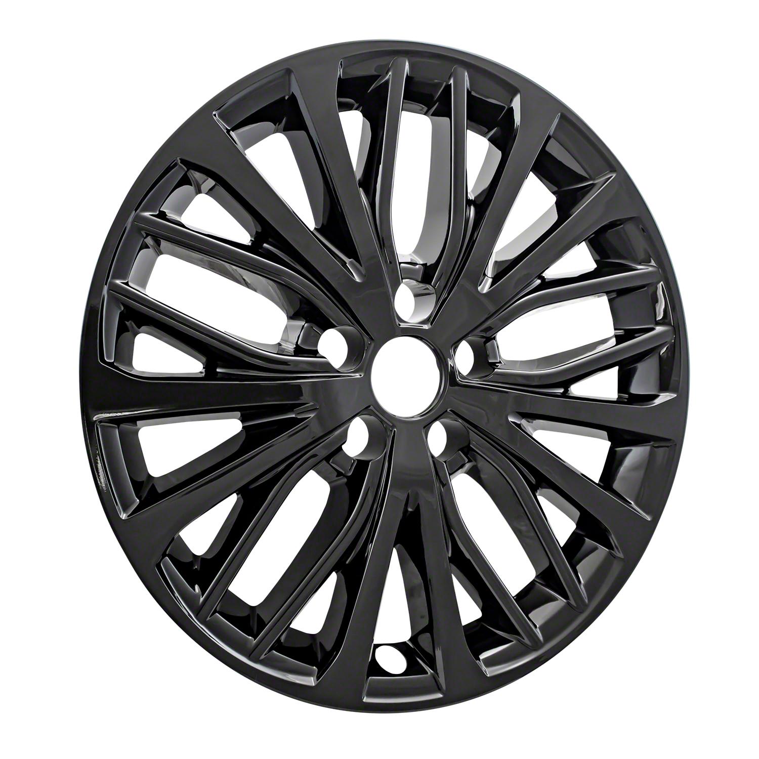 Coast To Coast Gloss Black 18in Wheel Cover/Hub Cap 4 Piece