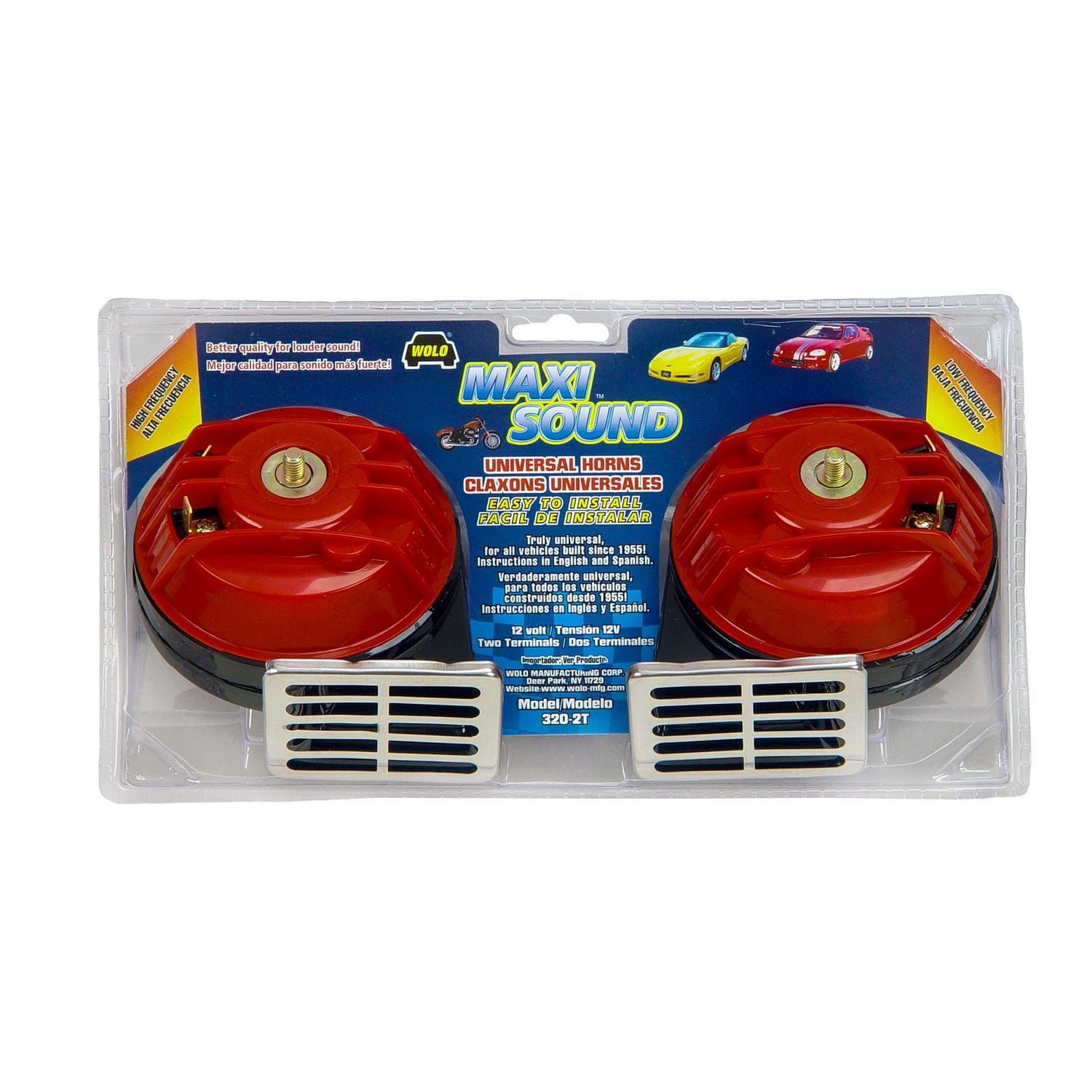 Wolo 12 Volt 115 Db 410/510 Hz Maxi Sound Two Terminal | AutoZone