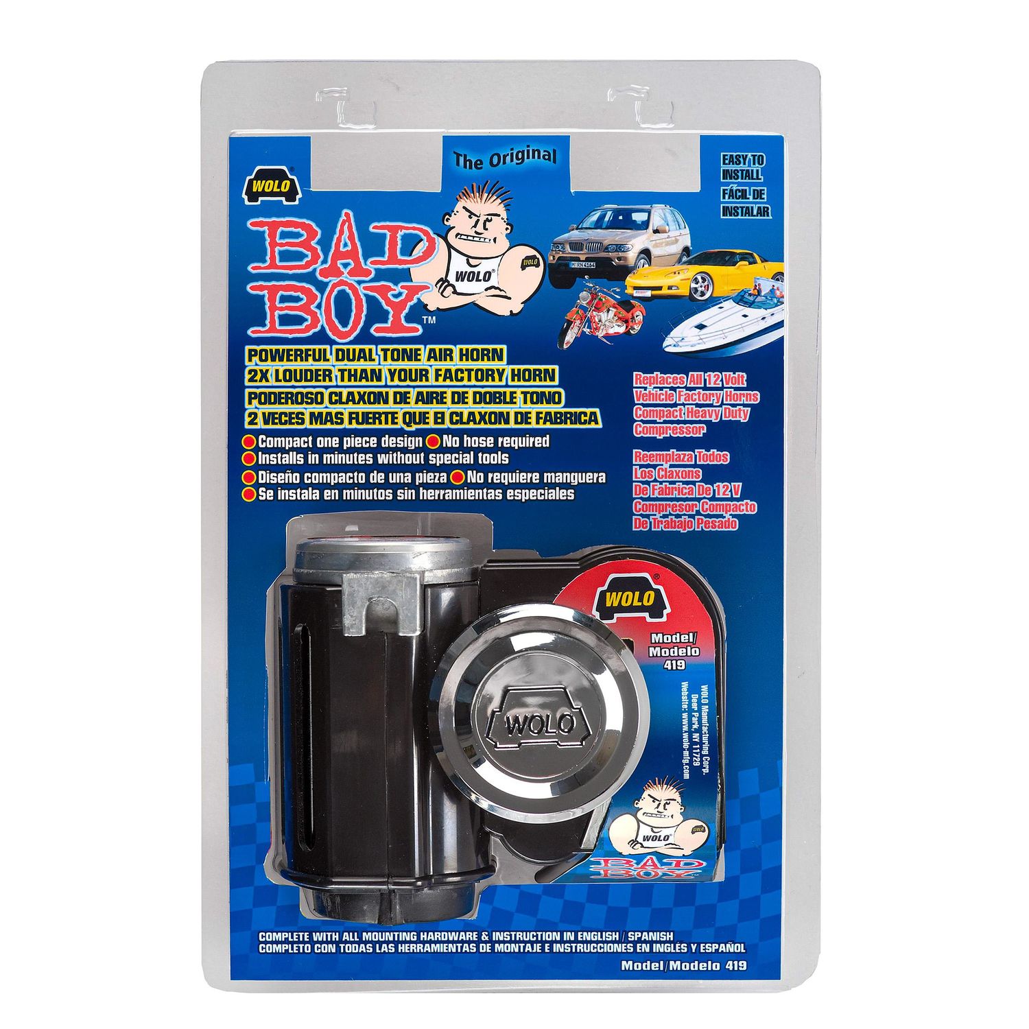 Wolo Bad Boy Air Horn for Chevrolet C10 Pickup