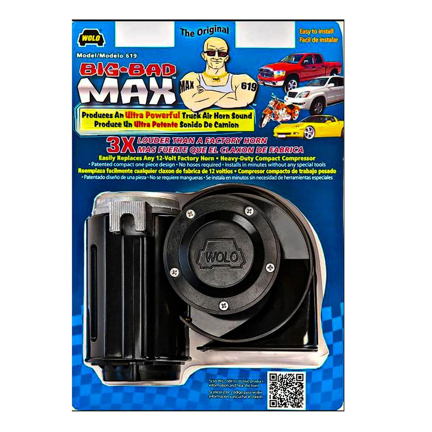 Wolo 12 Volt Big Bad Max Horn | AutoZone