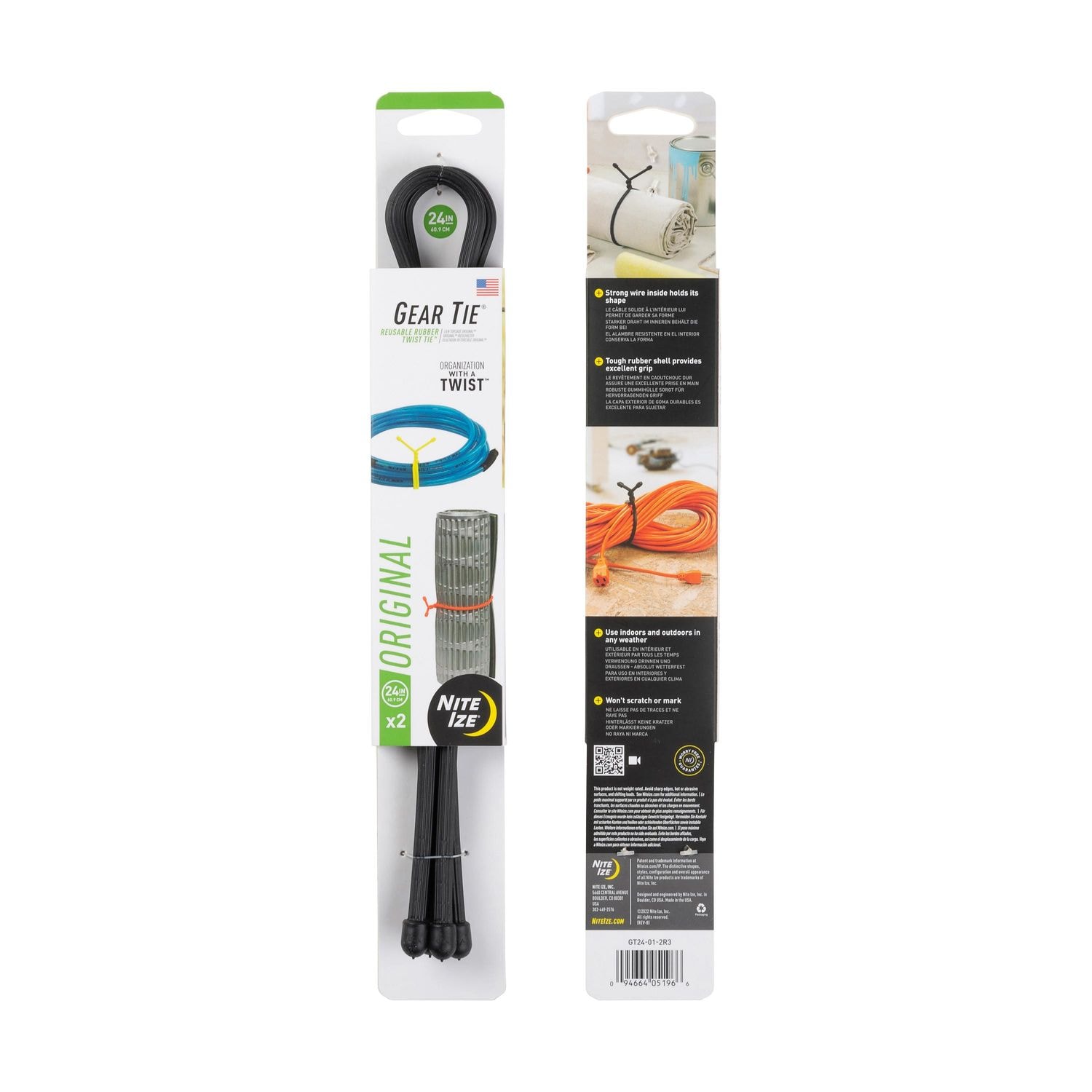 Nite Ize Cable Tie GT24-01-2R3 | AutoZone