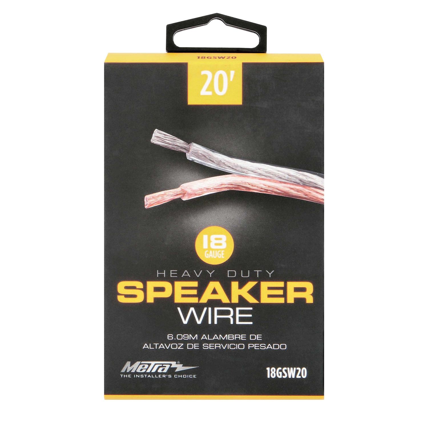 Metra Electronics 20ft 18 Gauge Speaker Wire | AutoZone