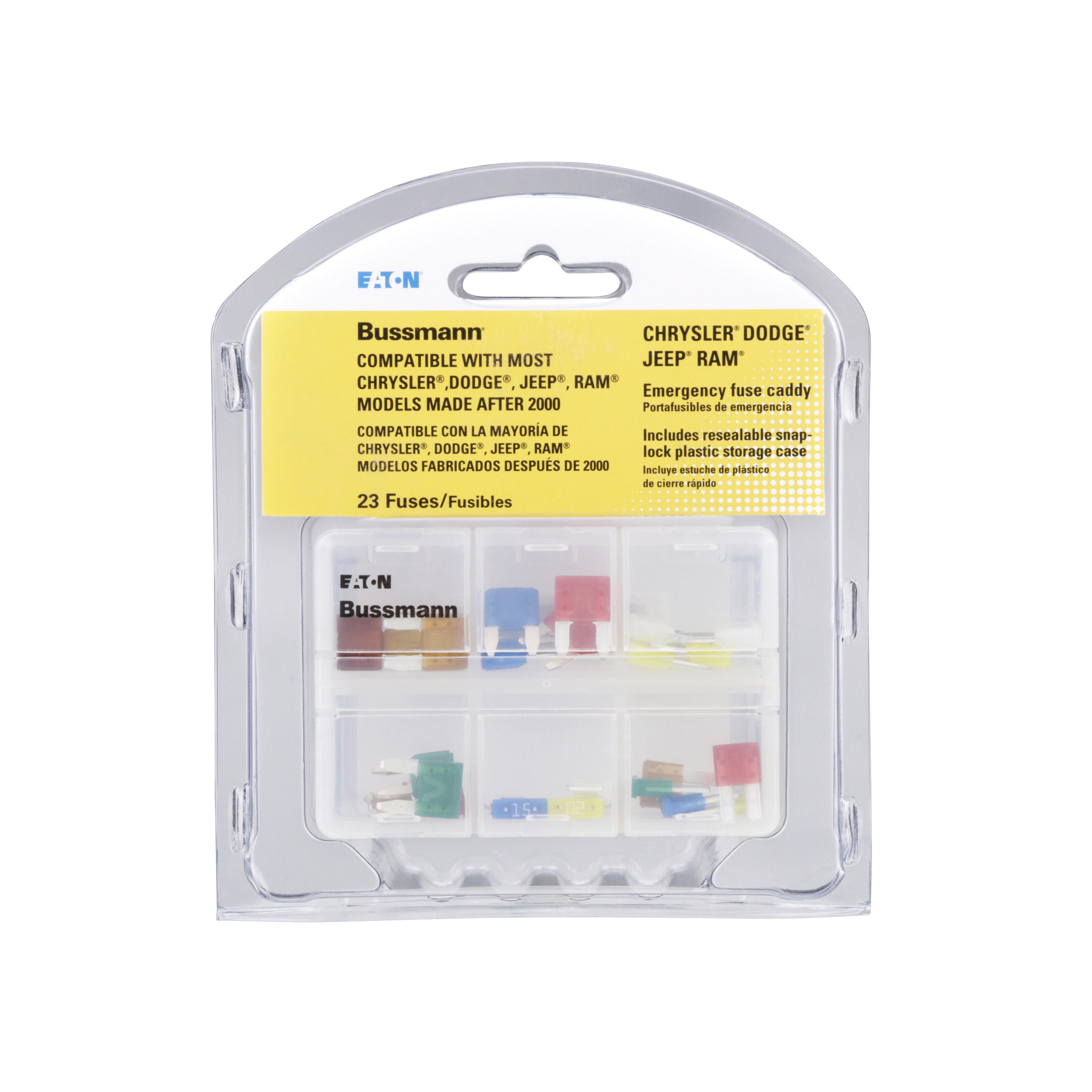 Bussmann Emergency Fuse Caddy for Chrysler, Jeep, Dodge and Ram for Kia Spectra