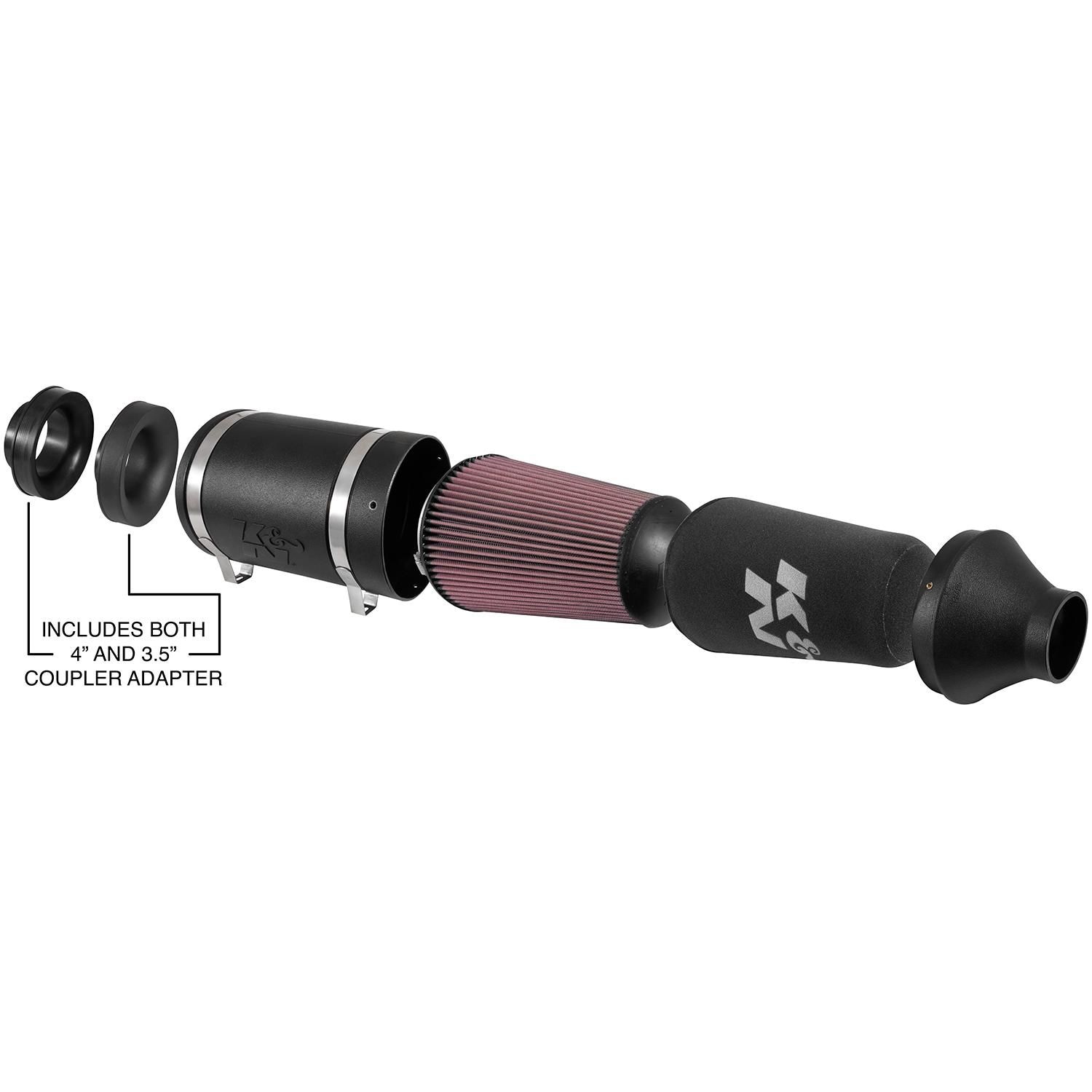 K&N High Performance Universal Off-Road Air Intake | AutoZone