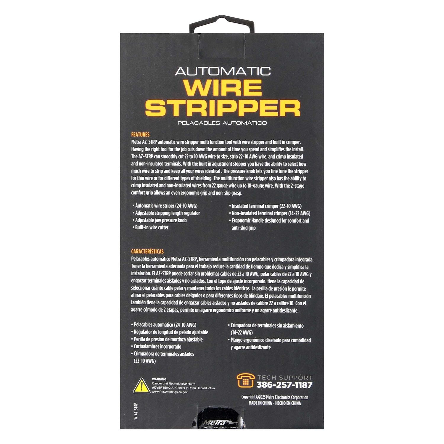 Metra Deluxe Crimper & Stripper Combo Tool - Car Radio Installation Accessory