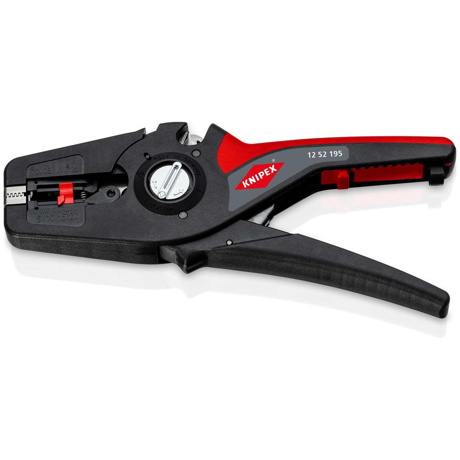 KNIPEX 7 3/4in PreciStrip16 Automatic Wire Stripper 6-28 AWG