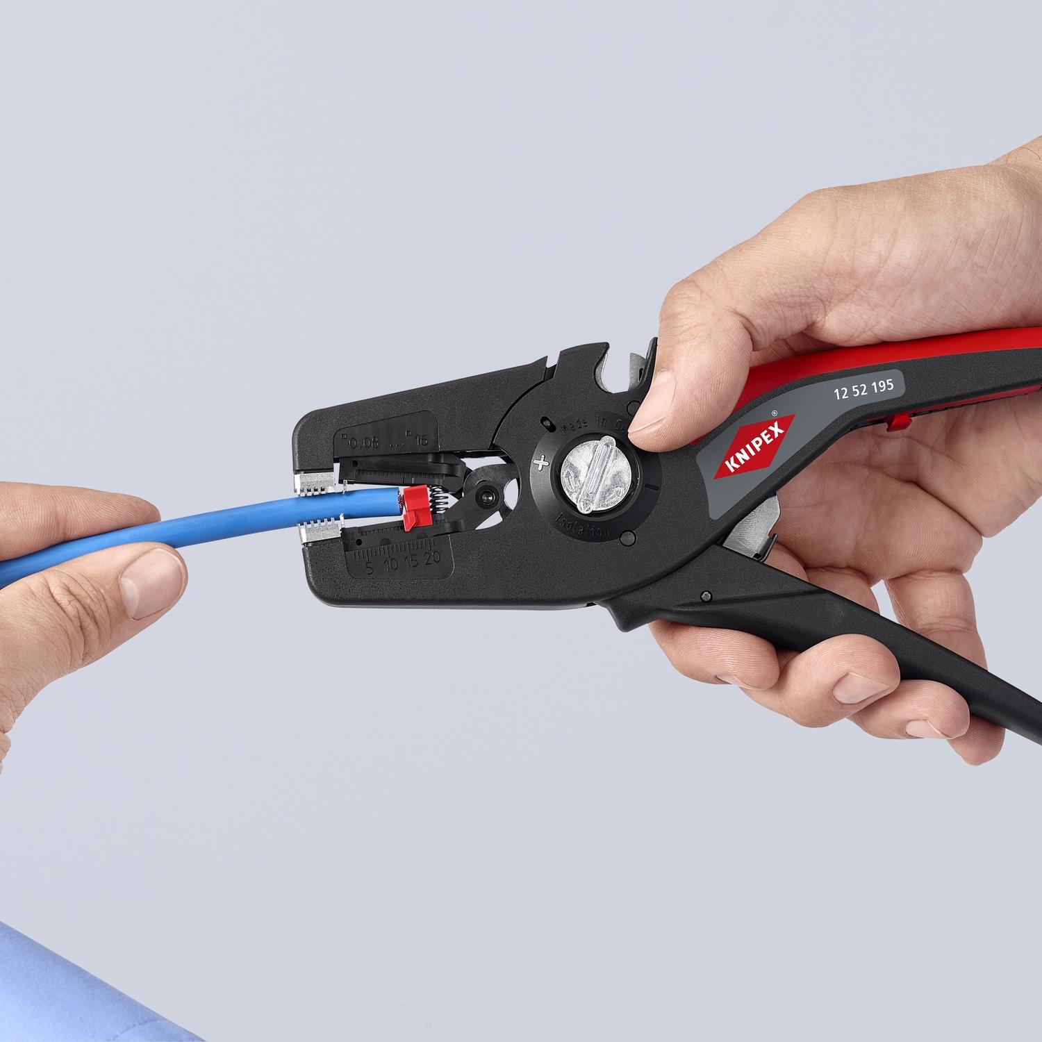 KNIPEX 7 3/4in PreciStrip16 Automatic Wire Stripper 6-28 AWG