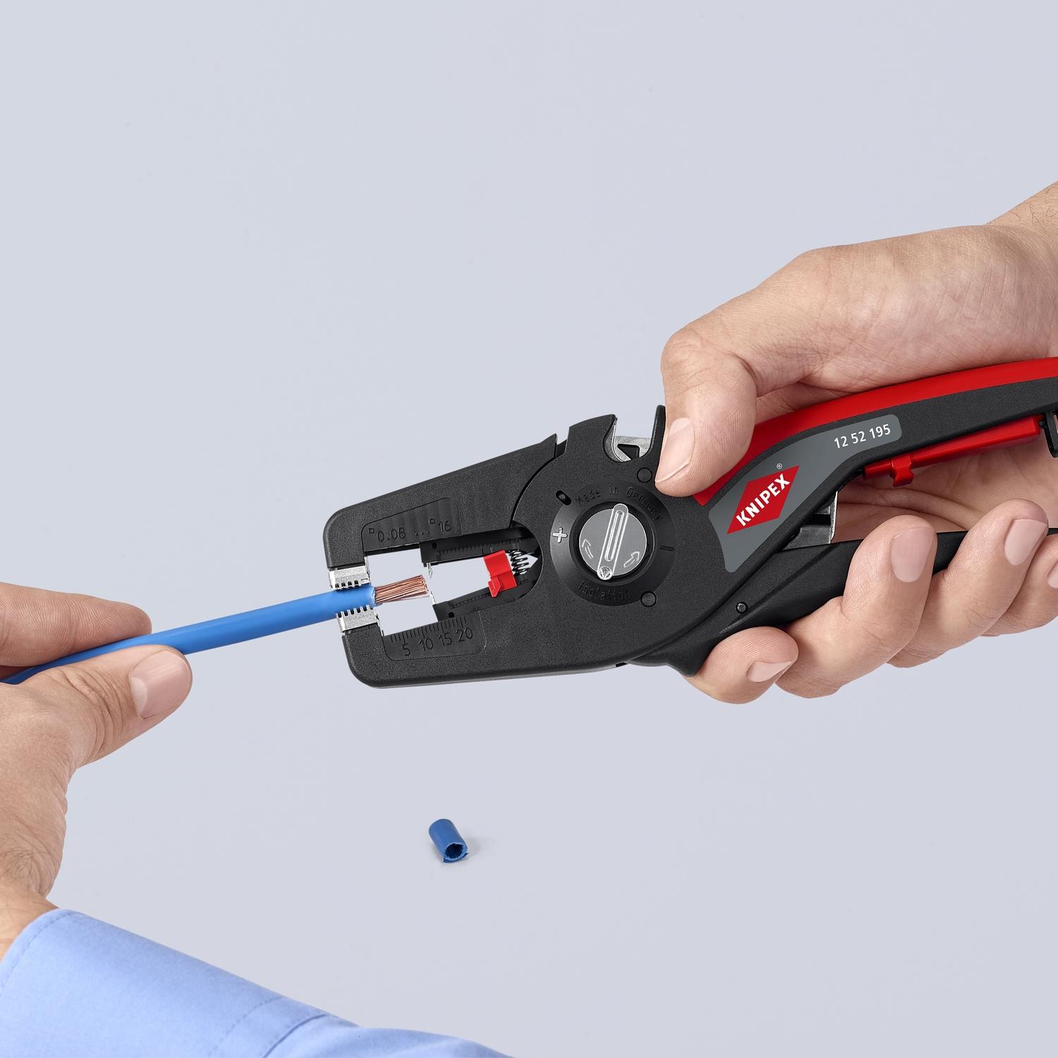 KNIPEX 7 3/4in PreciStrip16 Automatic Wire Stripper 6-28 AWG