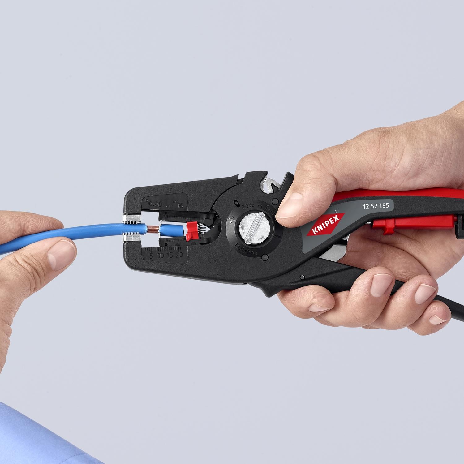 KNIPEX 7 3/4in PreciStrip16 Automatic Wire Stripper 6-28 AWG