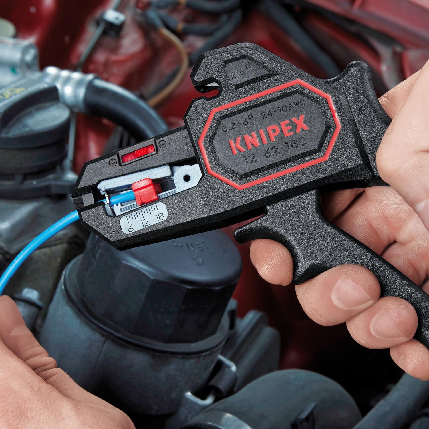 KNIPEX 7 1/4in Automatic Wire Stripper 10-24 AWG | AutoZone