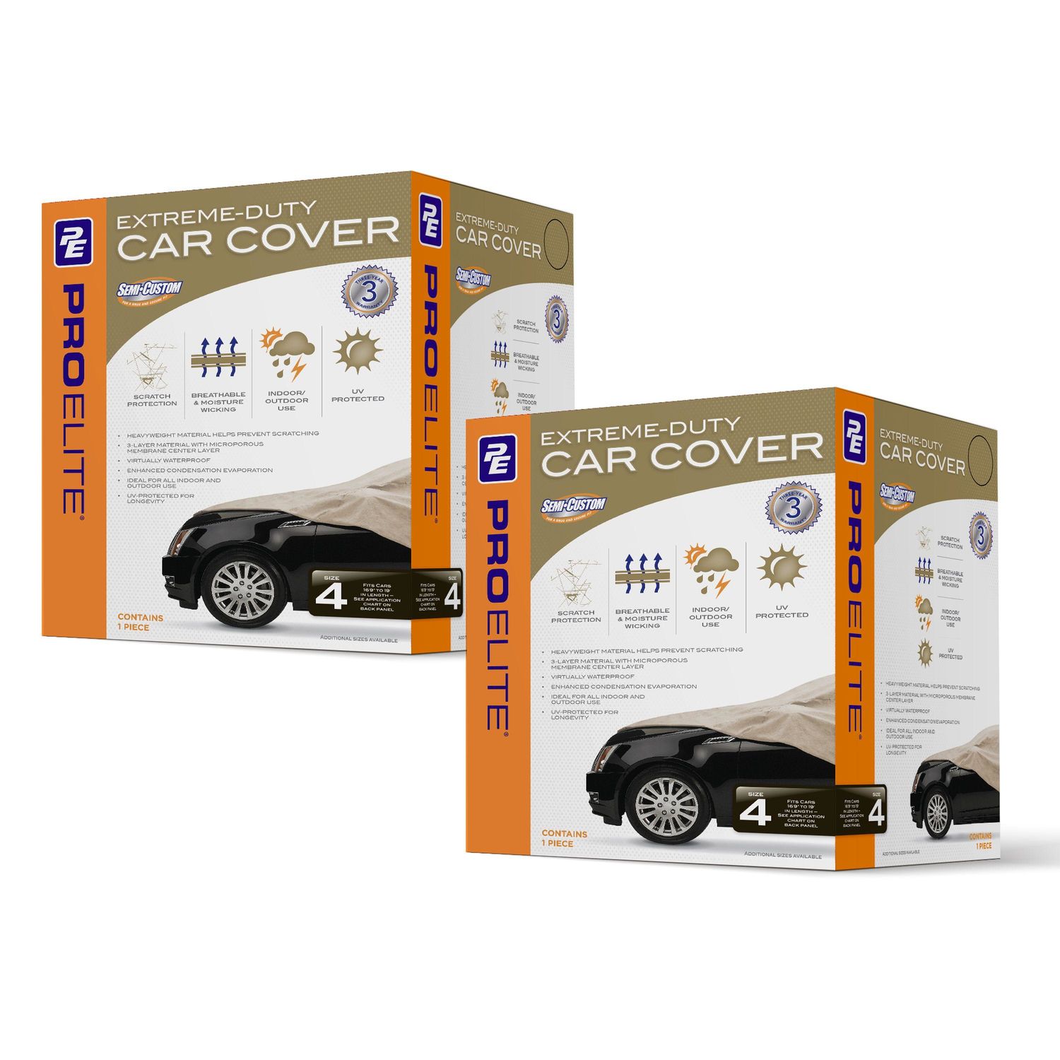 ProElite Extreme Duty Outdoor Waterproof Car Cover Size 4 AZSD-4 for Toyota Tacoma