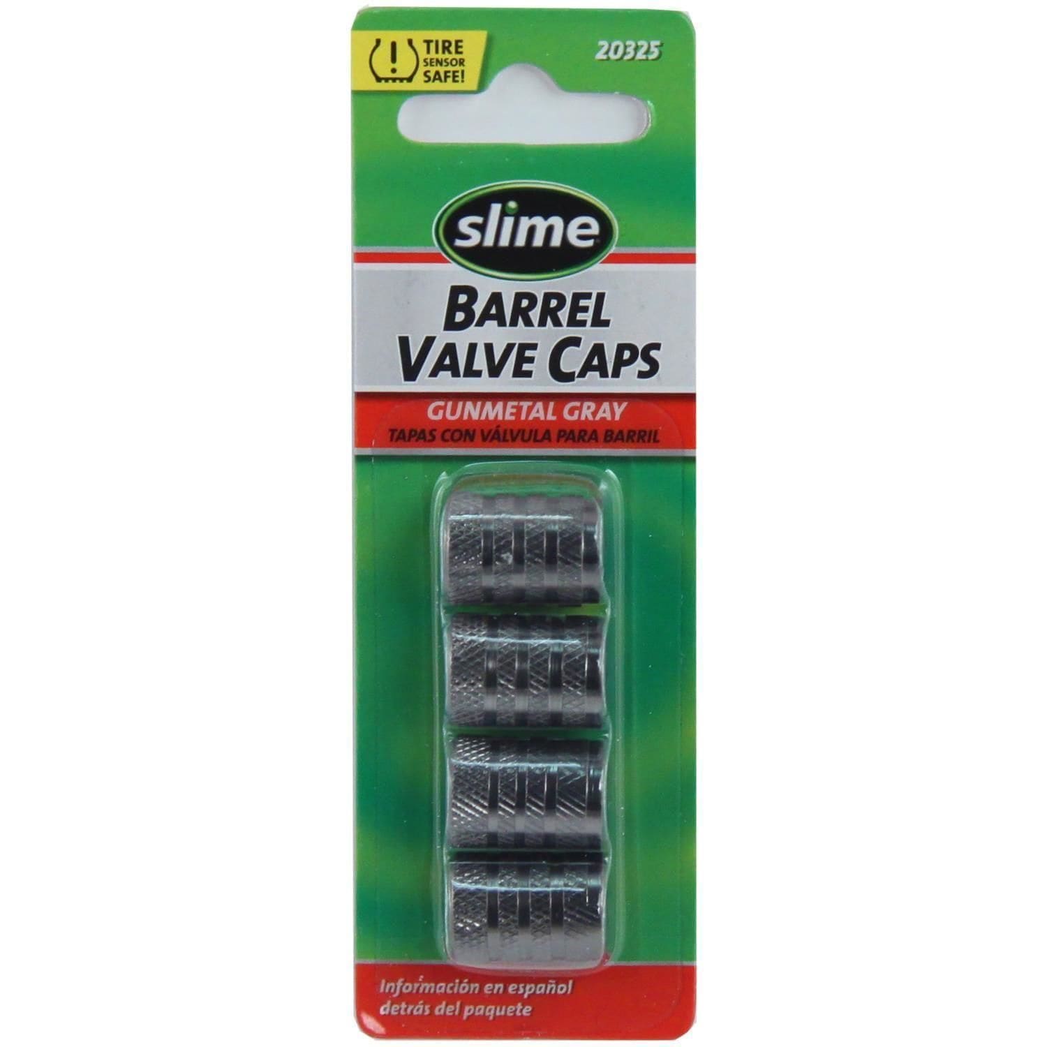 Slime Gunmetal Tire Valve Stem Cap for Chevrolet Spark