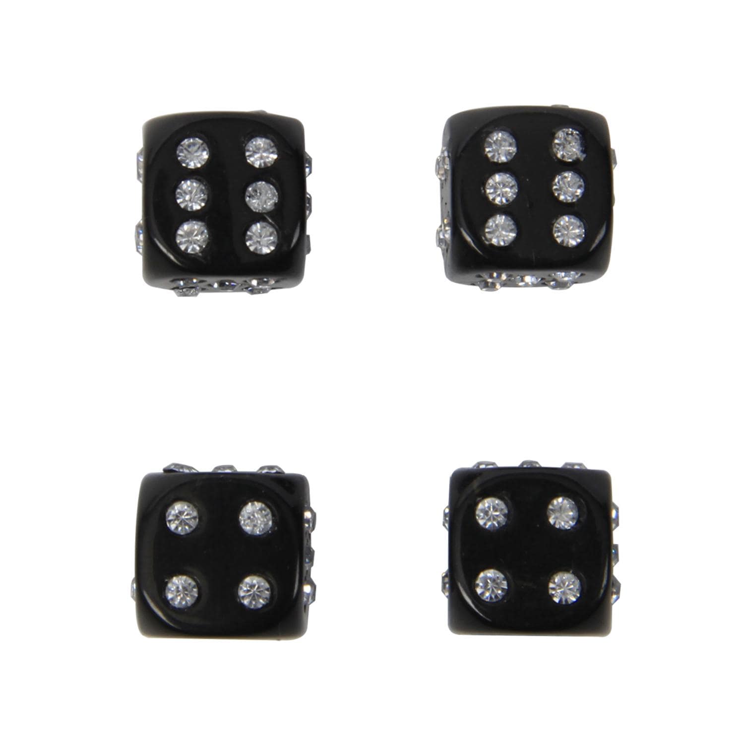 Pilot Dice Valve Stem Caps 4 Pack for Chevrolet Spark