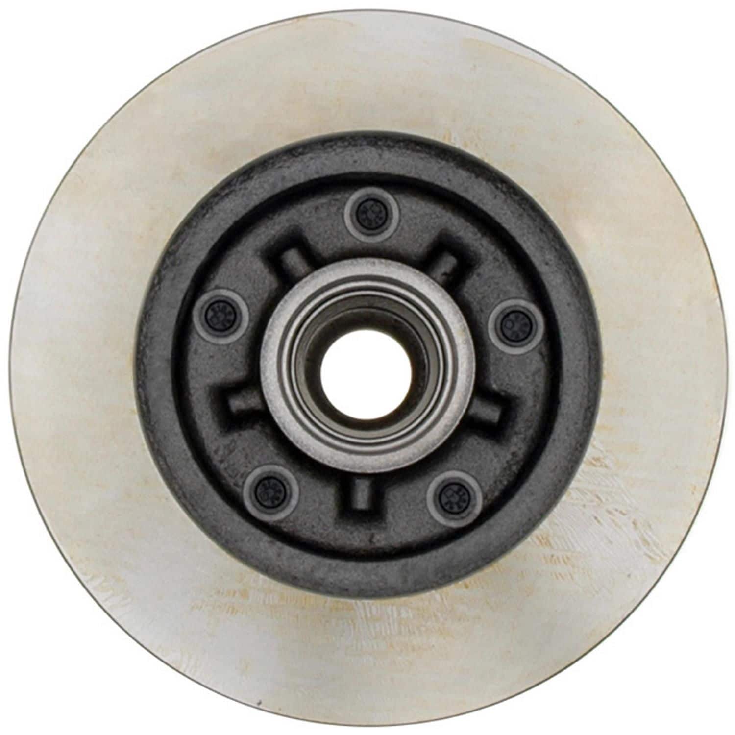 ACDelco® 18A81086AC - Silver™ Solid Rear Brake Rotor - View #2
