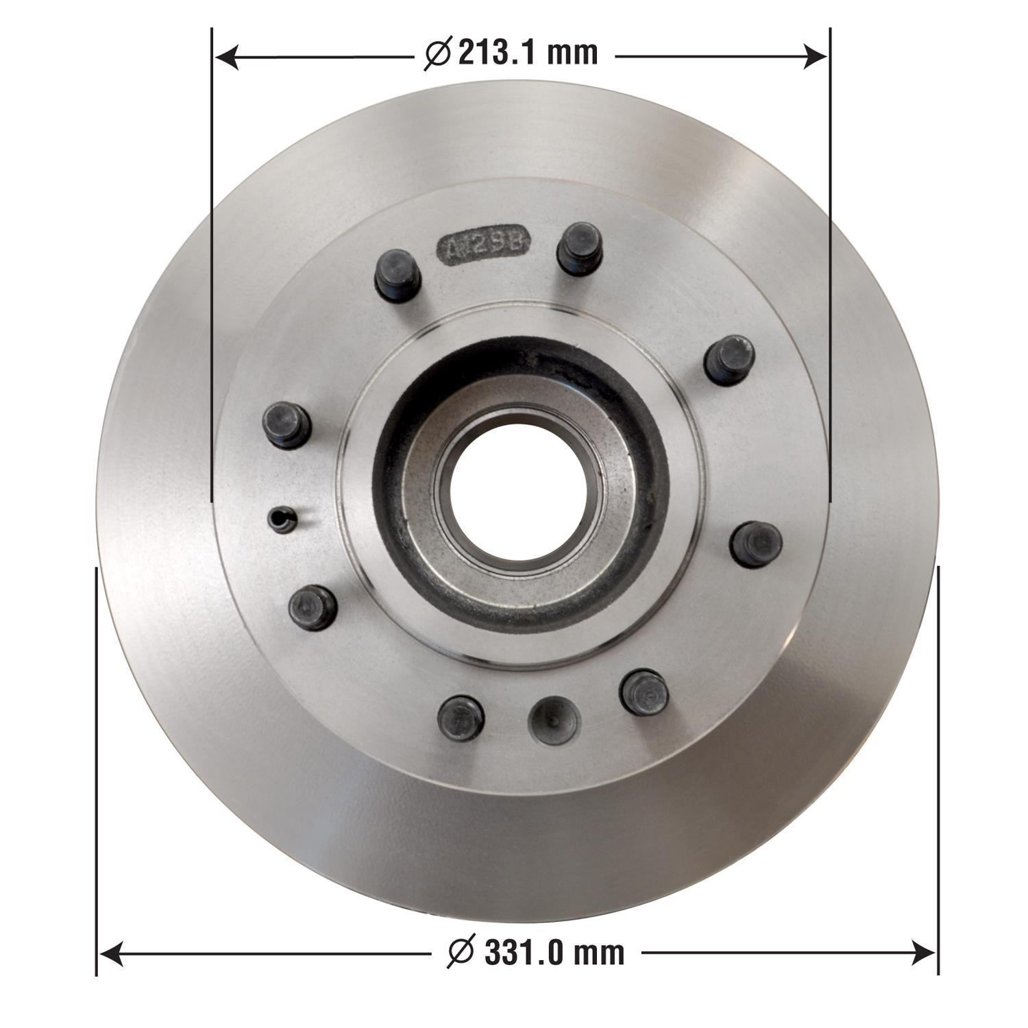 Duralast Disc Brake Rotor and Hub Assembly 54039 | AutoZone