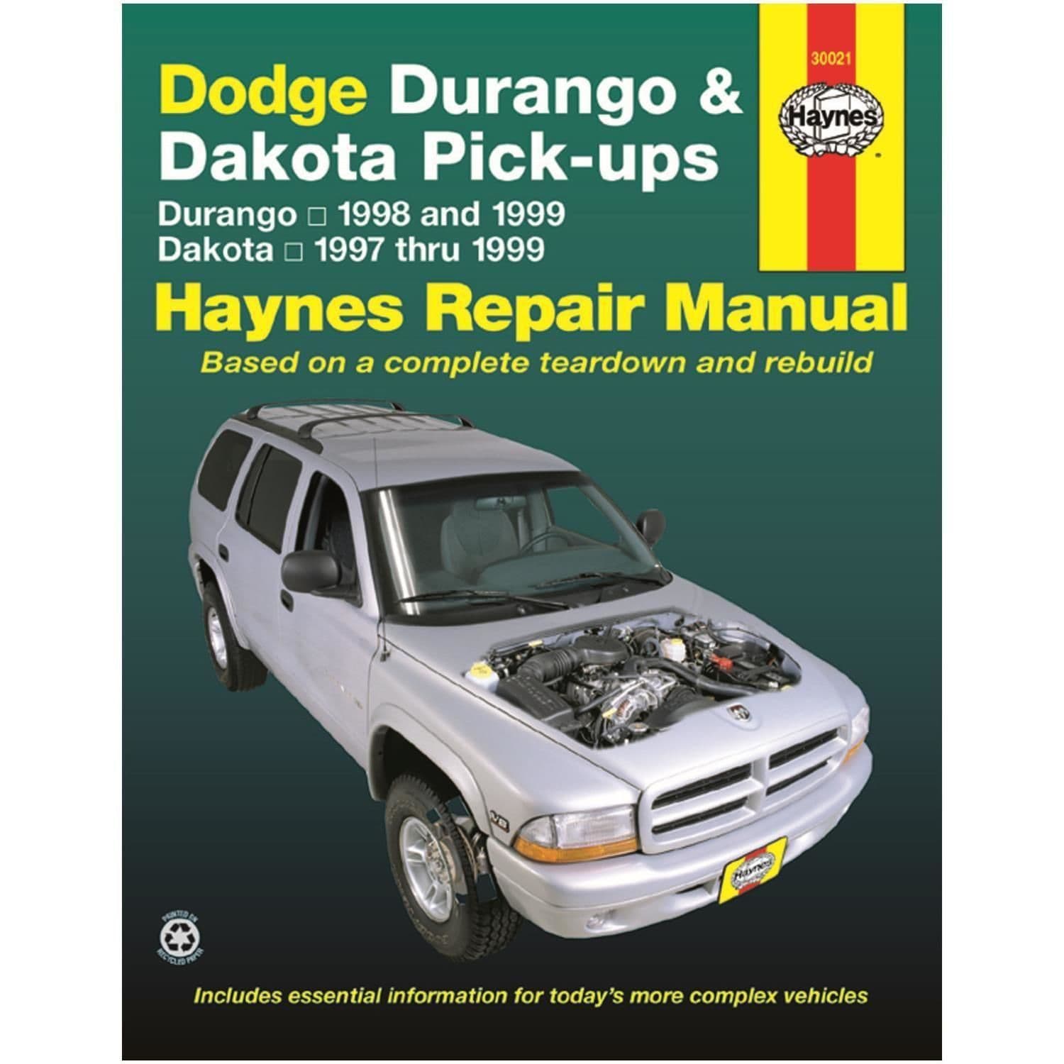 Dodge Dakota Repair Manual - Best Repair Manual for Dodge Dakota