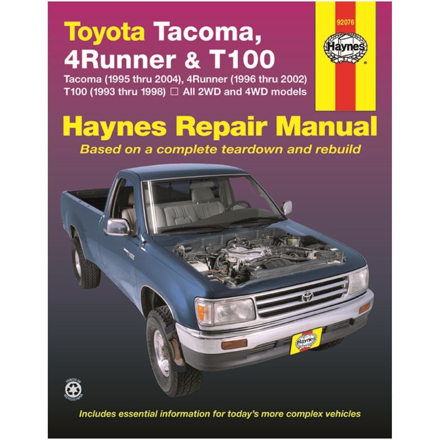 Haynes Vehicle Repair Manual 92076 | AutoZone