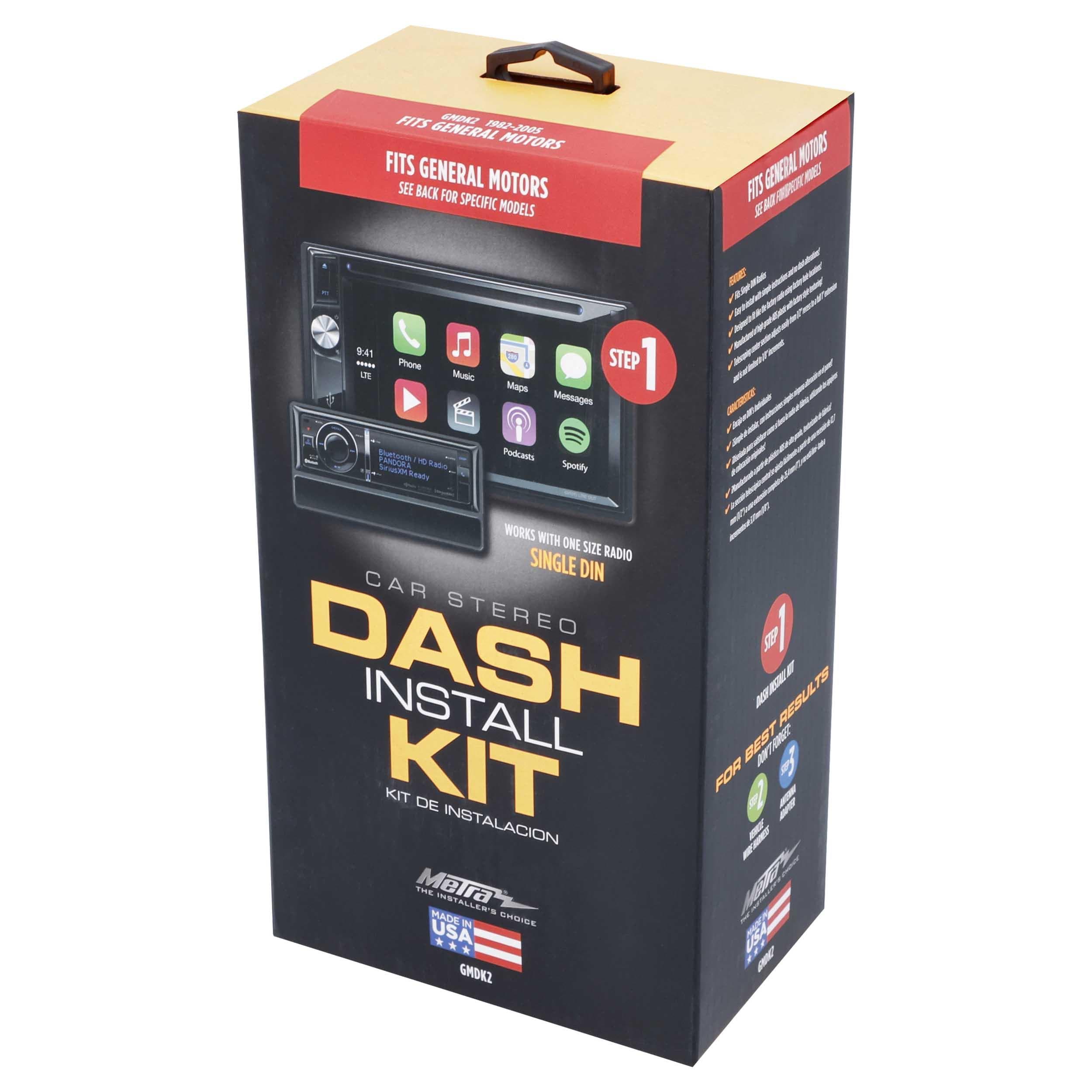 UGAR 14-003 182 X 102mm Universal Double DIN Installation Slot Metal Car Stereo Radio Mounting Frame 2DIN Universal Radio De Coche Adapter In-Dash Mounting Frame Complete Fitting Kit - View #14